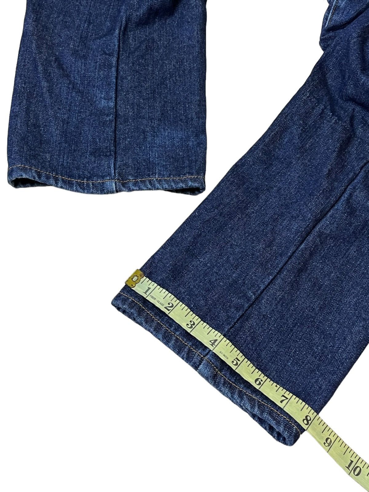 Japanese Brand ARCHIVE JAPANESE “UP START BREATHMINT” DOUBLE WAIST JEANS Size US 32 / EU 48 - 17 Thumbnail