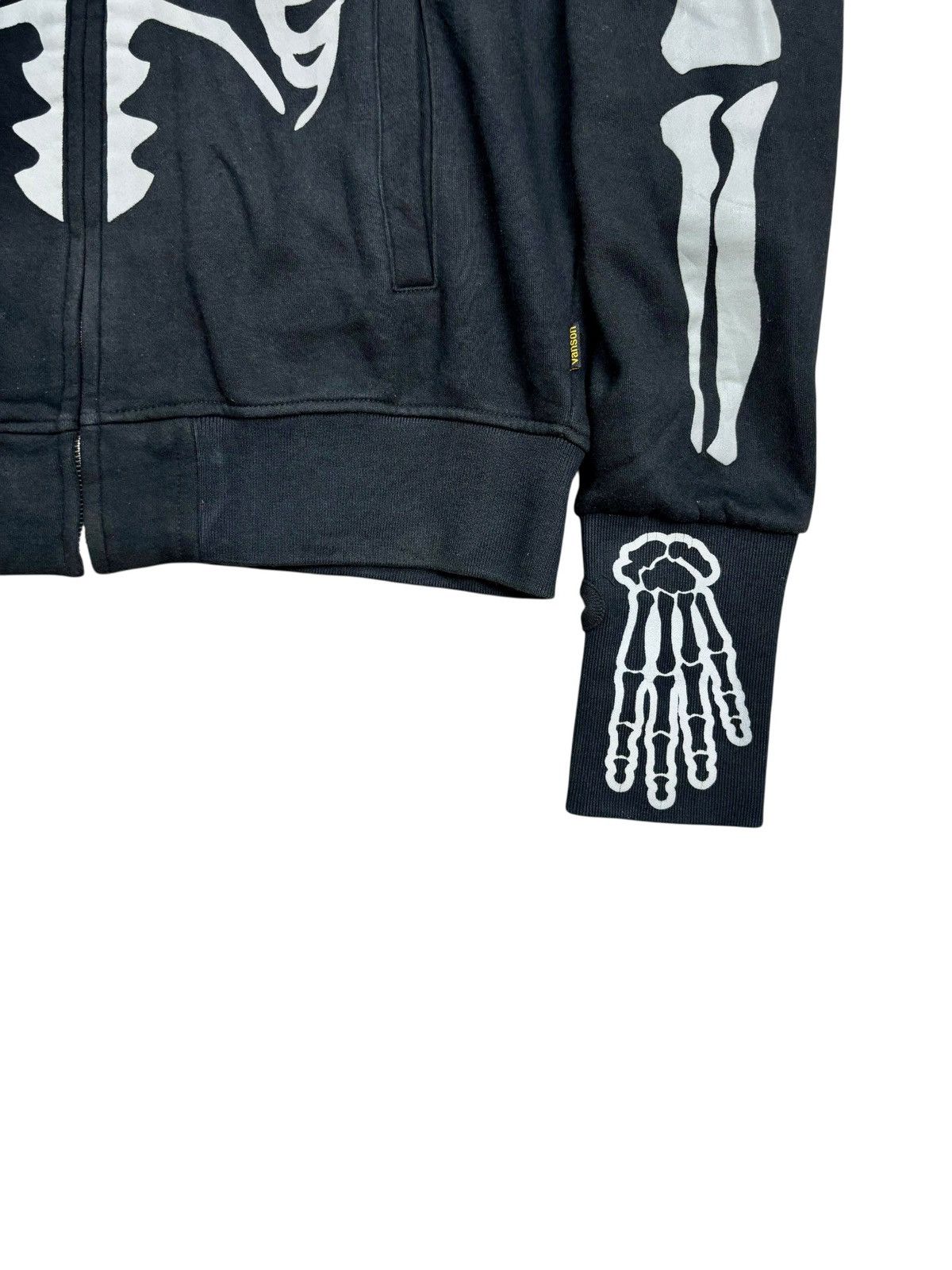 Vanson Leathers Archive Vanson - Masked Skeleton Zip Hoodie Size US L / EU 52-54 / 3 - 4 Thumbnail