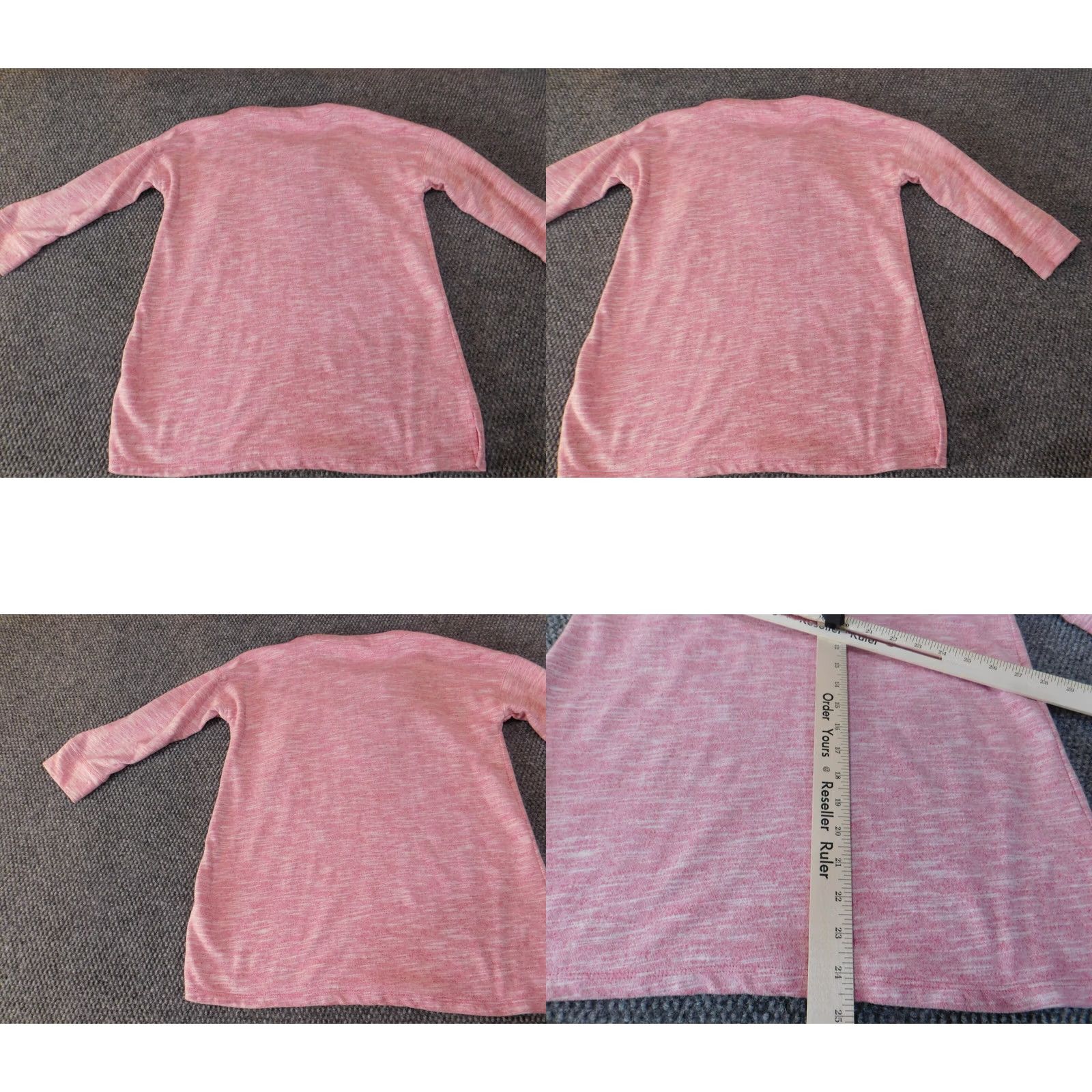 Talbots Talbots Womens Sweater Pullover PS Petite Pink Solid Round Neck Long Sleeve Casual Modern Knit Pullover Cotton Polyester Stretch Mens? Size S / US 4 / IT 40 - 8 Thumbnail