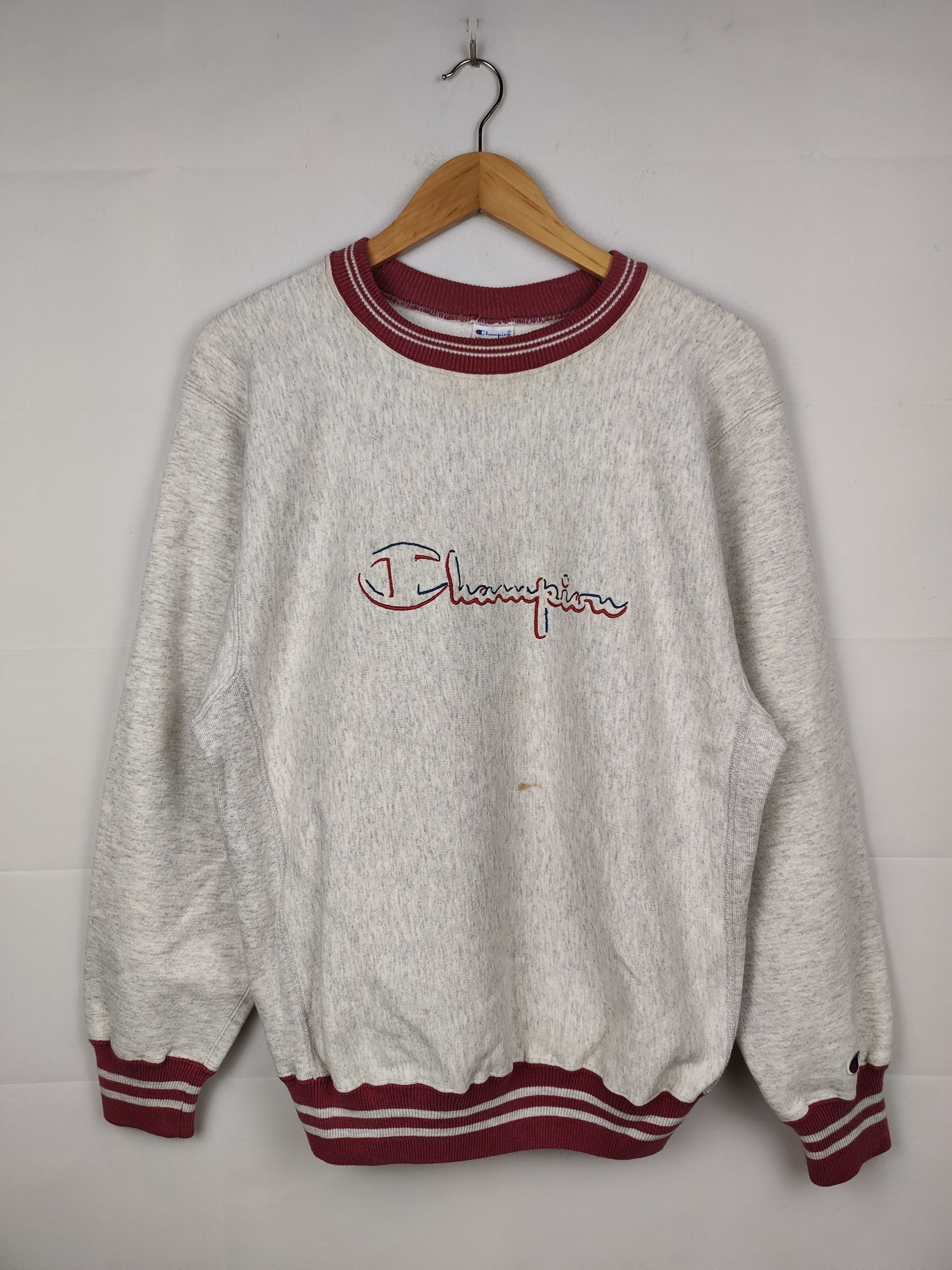 Vintage Vintage 90s Champion Reverse Weave Sweatshirt Size US L / EU 52-54 / 3 - 1 Thumbnail