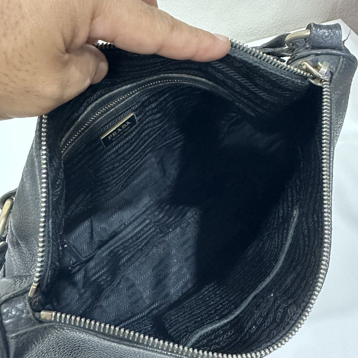 Prada PRADA VITELLO DAINO LEATHER SHOULDER BAG Size ONE SIZE - 16 Thumbnail