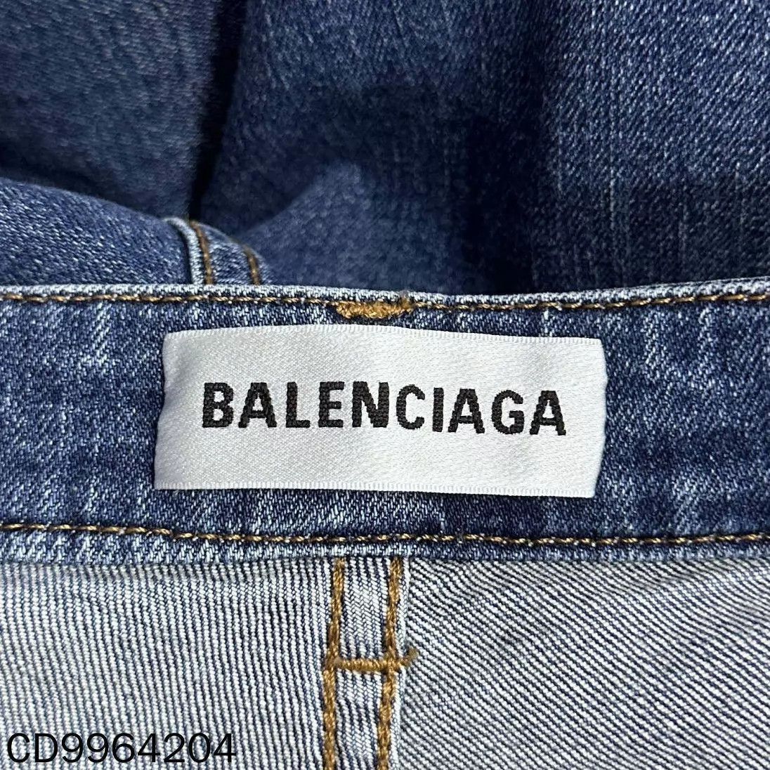 Balenciaga Balenciaga Back Logo Scimitar Flare Jeans Size US 27 - 6 Thumbnail