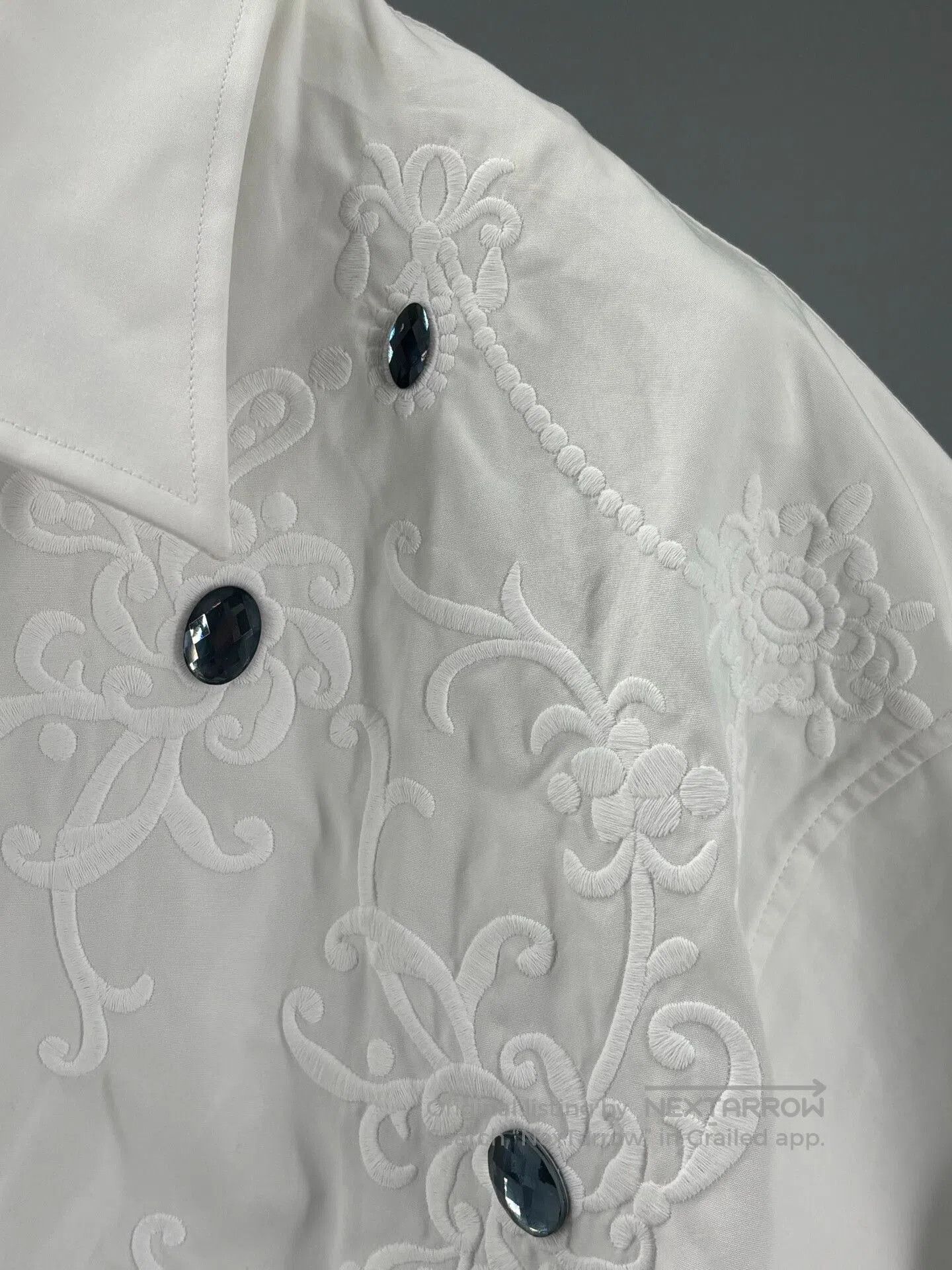 Givenchy Givenchy Short Sleeve Embroidered Shirt. Size US M / EU 48-50 / 2 - 2 Thumbnail