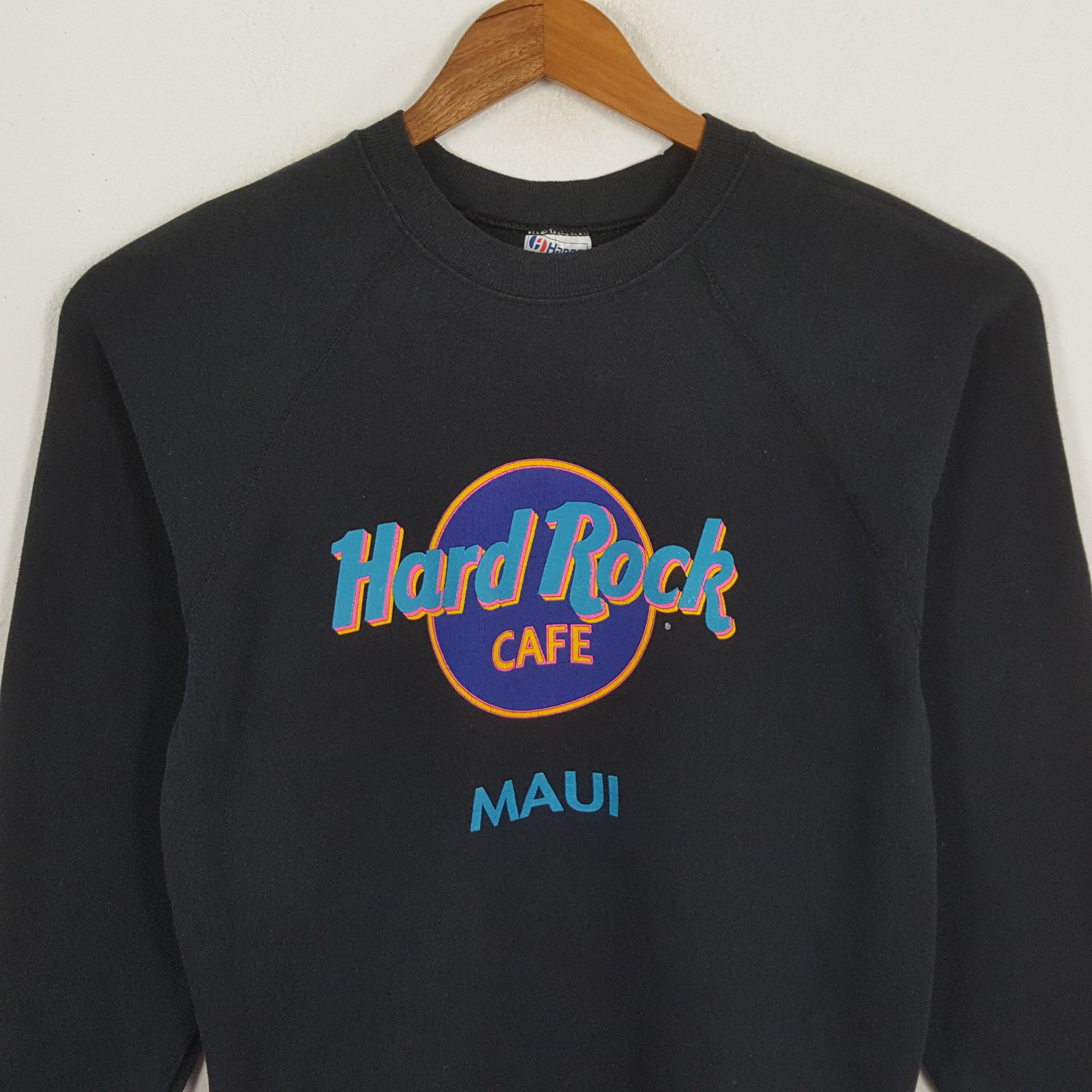 Hard Rock Cafe × Vintage Vintage 90's HARD ROCK CAFE MAUI Promotion Sweatshirts Size US S / EU 44-46 / 1 - 2 Thumbnail
