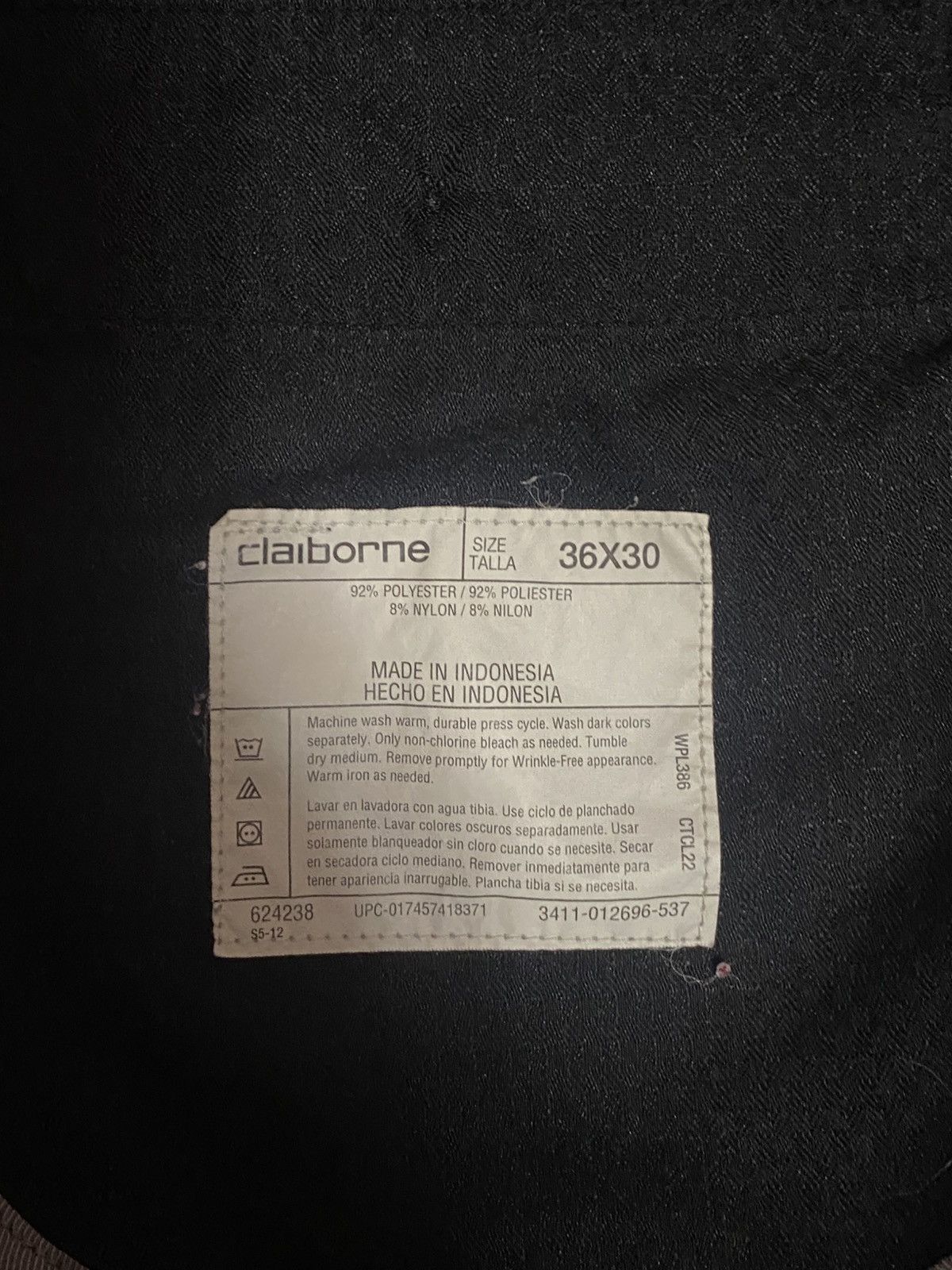Liz Claiborne CLAIBORNE CUFFED Size US 36 / EU 52 - 5 Thumbnail