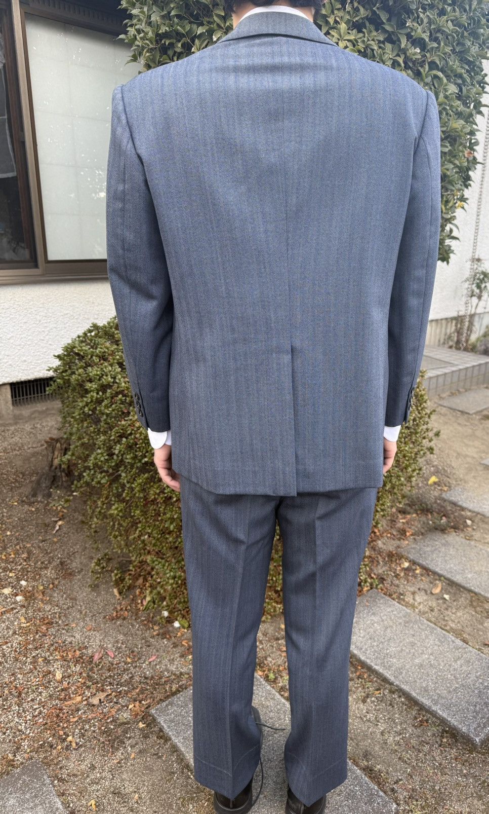 Other Spring&Autumn Vintage Winter Sky Blue Wool Set-Up Size 38R - 6 Thumbnail