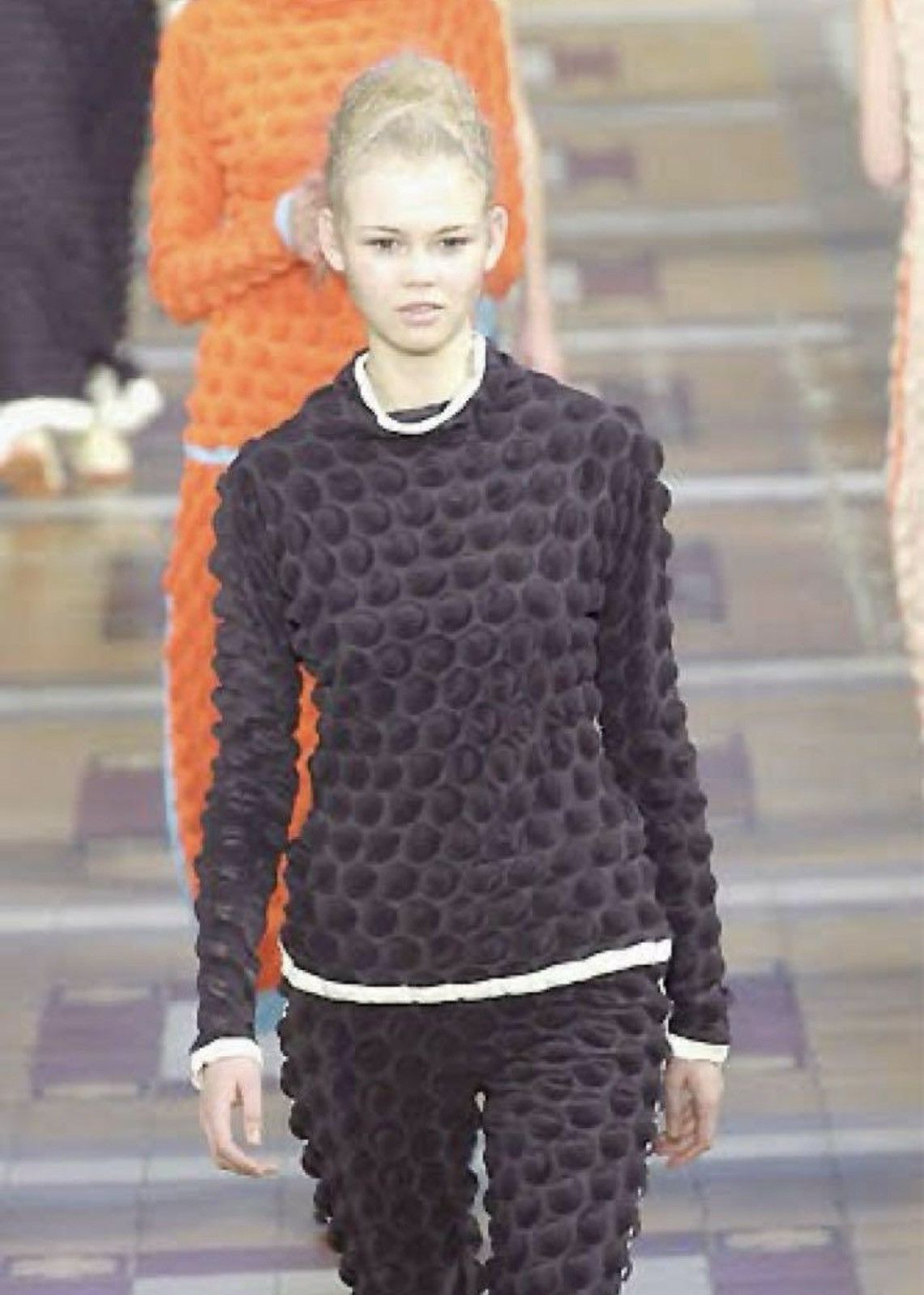 トップス ISSEY MIYAKE AW2000 EGG CARTON L/S TOP Issey Miyake AW2000 Egg Carton L/S Top