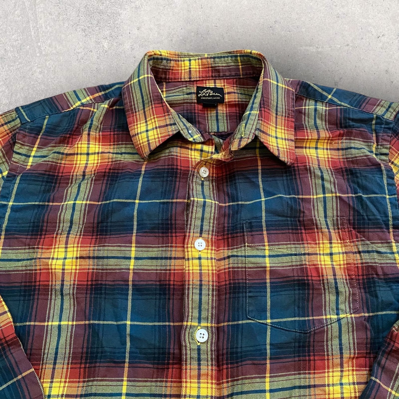 L.L. Bean LL Bean Multicolored Scotch Plaid Button Up Shirt Size US M / EU 48-50 / 2 - 3 Thumbnail