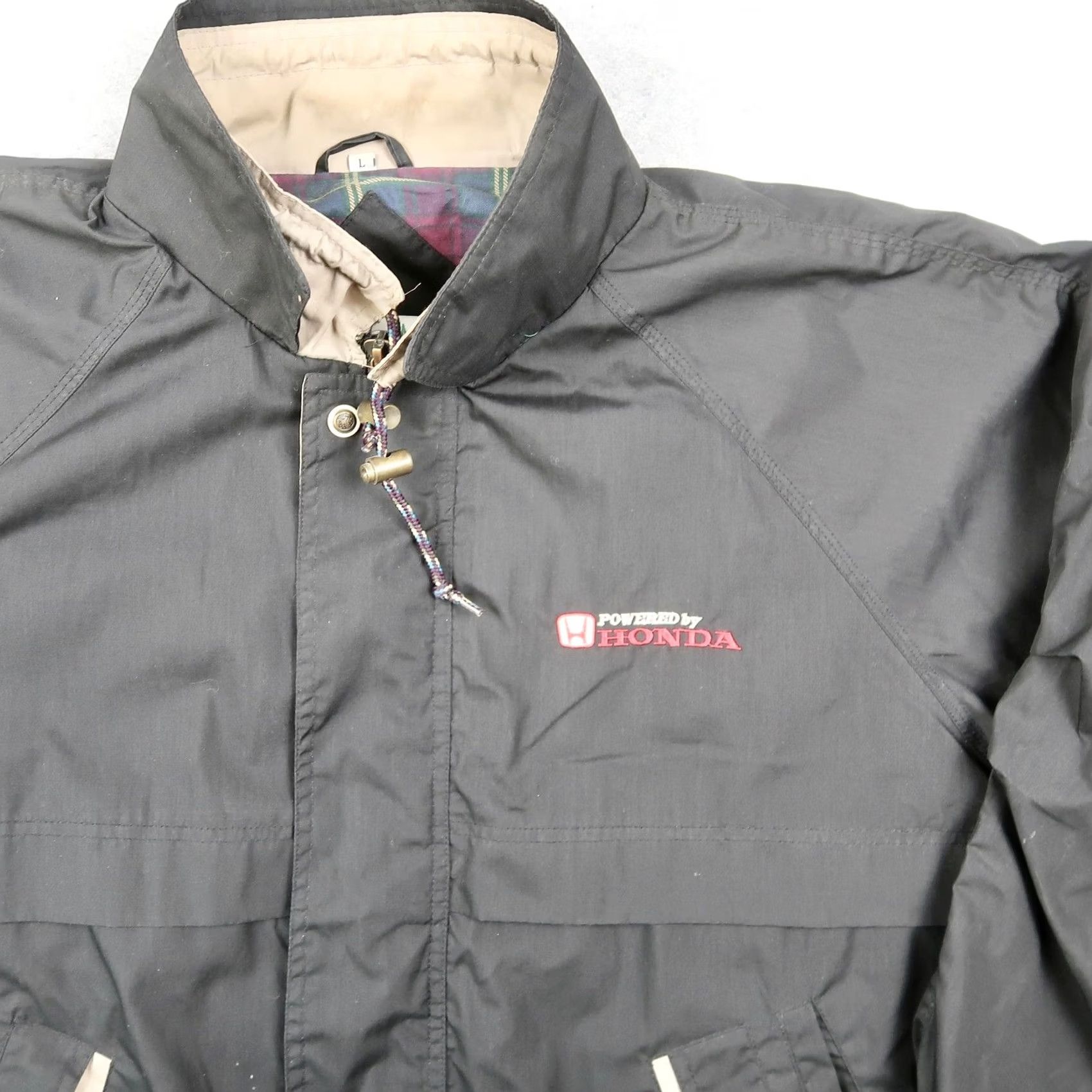 Honda VINTAGE Honda Jacket Mens L Black Windbreaker L Size US L / EU 52-54 / 3 - 3 Thumbnail