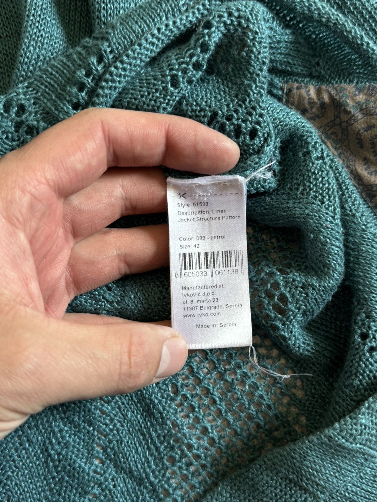 Vintage Ivko Button Up Cardigan Knitwear Sweater Size 42 Jumper Size M / US 6-8 / IT 42-44 - 6 Thumbnail