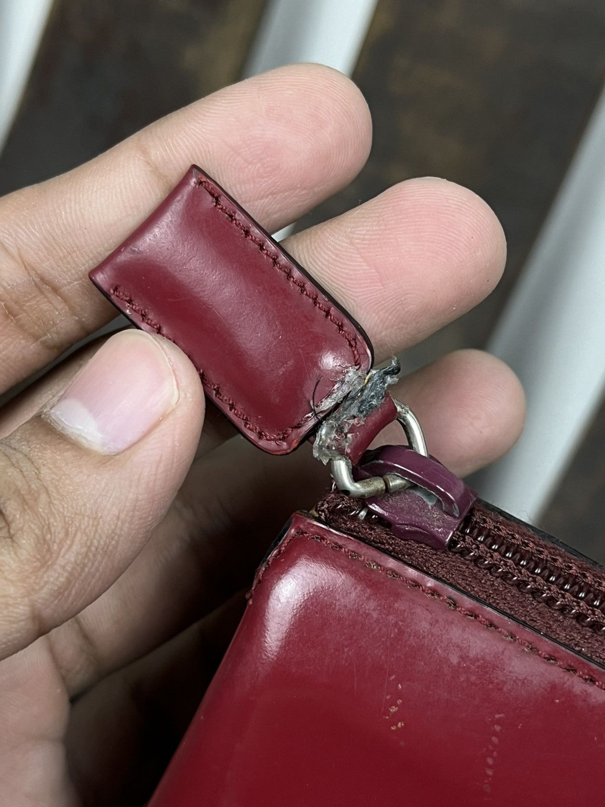 Prada Prada Fall/Winter 1998 Burgundy Patent top handle bag Size ONE SIZE - 10 Thumbnail