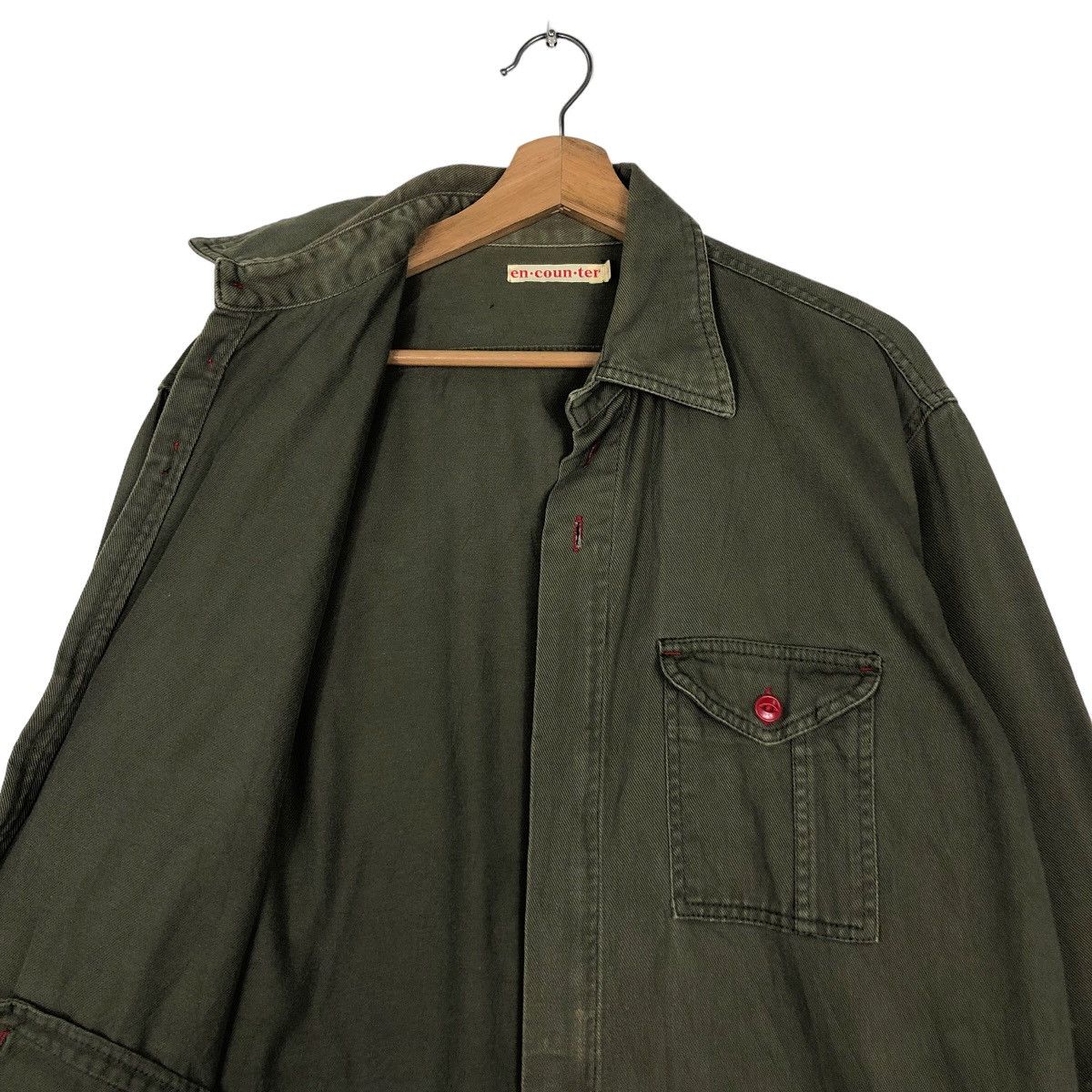 Issey Miyake 🔥Vintage Biker Chore Jacket en.coun.ter Zipper Japan Made Size US L / EU 52-54 / 3 - 12 Thumbnail