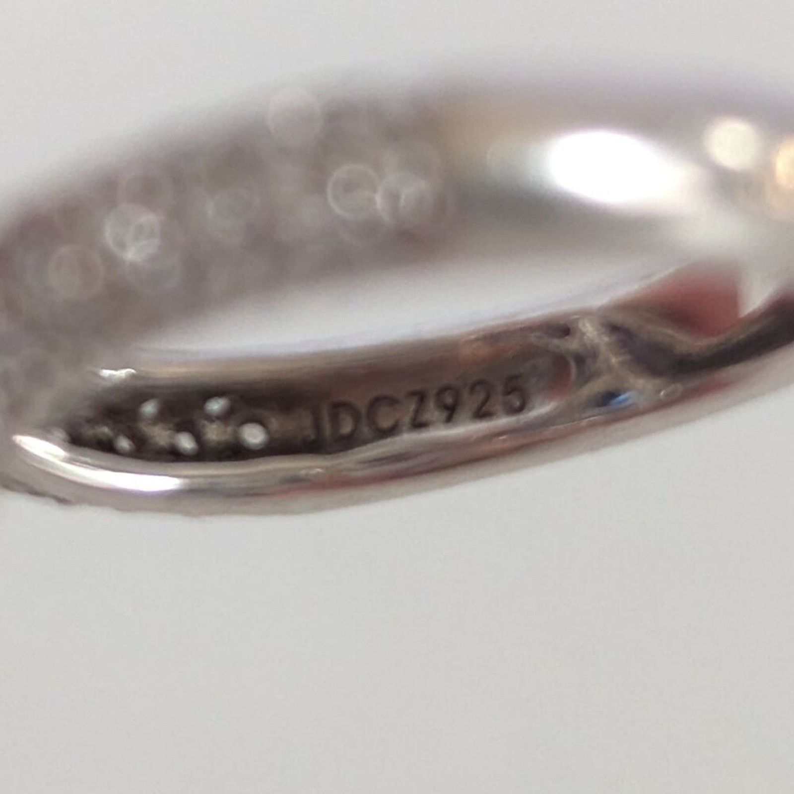 Vintage Jean Dousset Silver 925 Blue Topaz Flower Cocktail Ring 8 Size ONE SIZE - 4 Thumbnail
