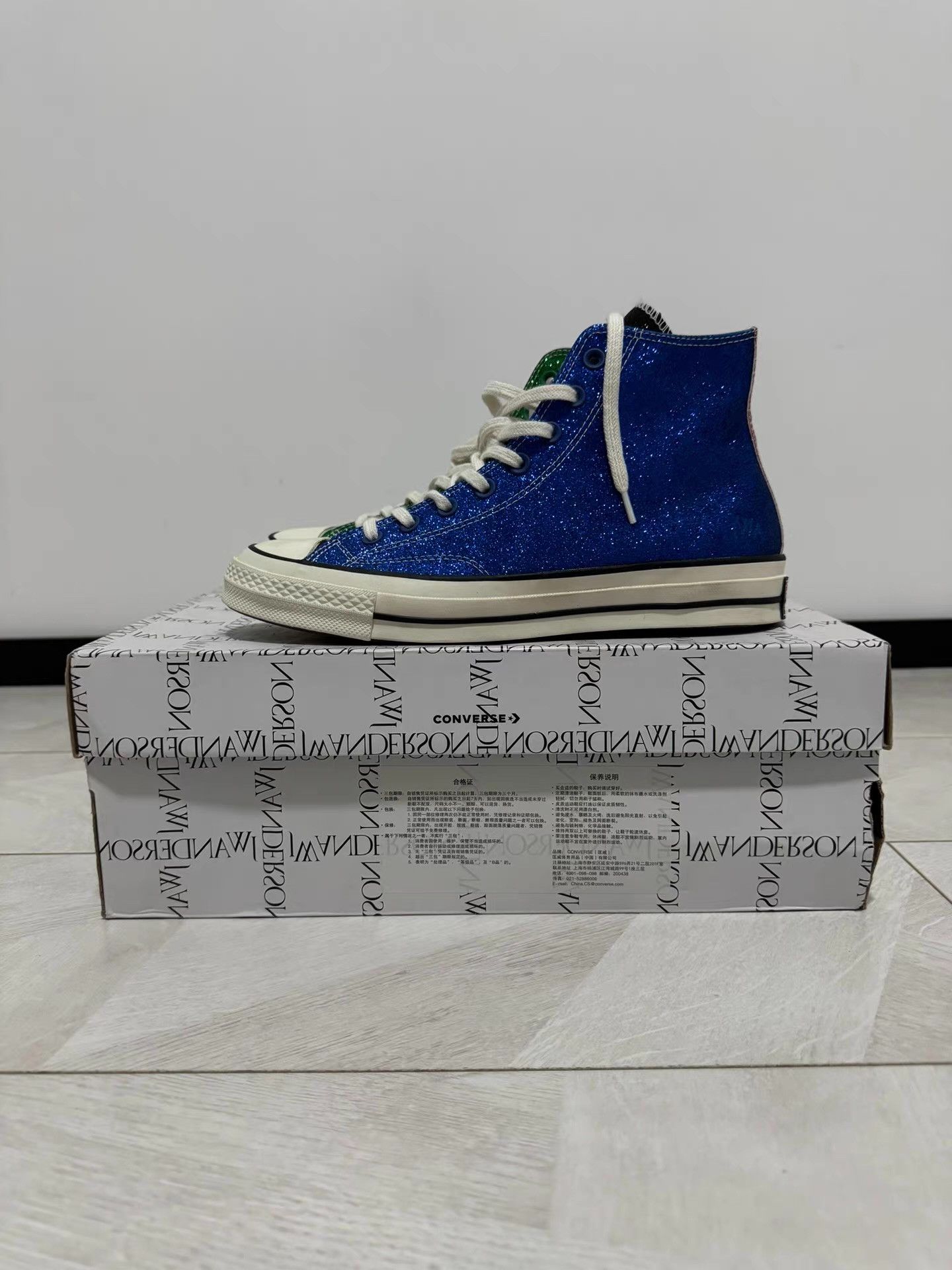 JW Anderson JW Anderson x Converse First Generation Blue & Green Q17 Size US 9 / EU 42 - 6 Thumbnail