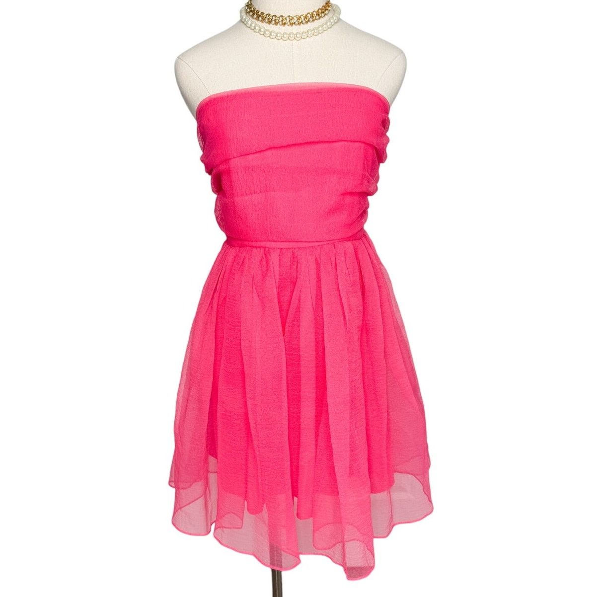 Cynthia Rowley Cynthia Rowley Valeria Strapless Mini Dress hot pink size 6 Size M / US 6-8 / IT 42-44 - 7 Thumbnail