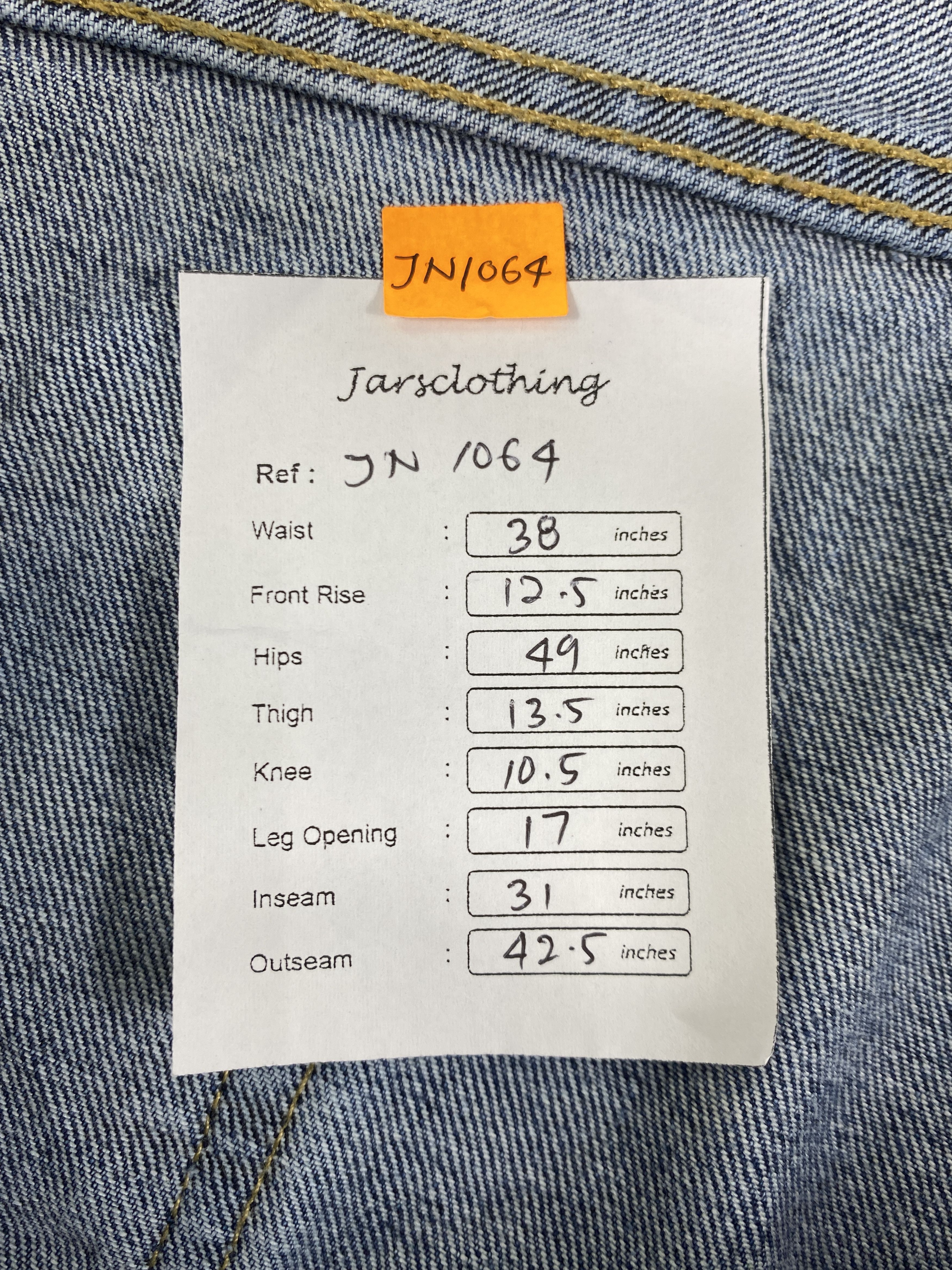 Levi's Blue Wash Vintage Levi's 569 Jeans 38x31 Denim -JN1064 Size US 38 / EU 54 - 8 Thumbnail