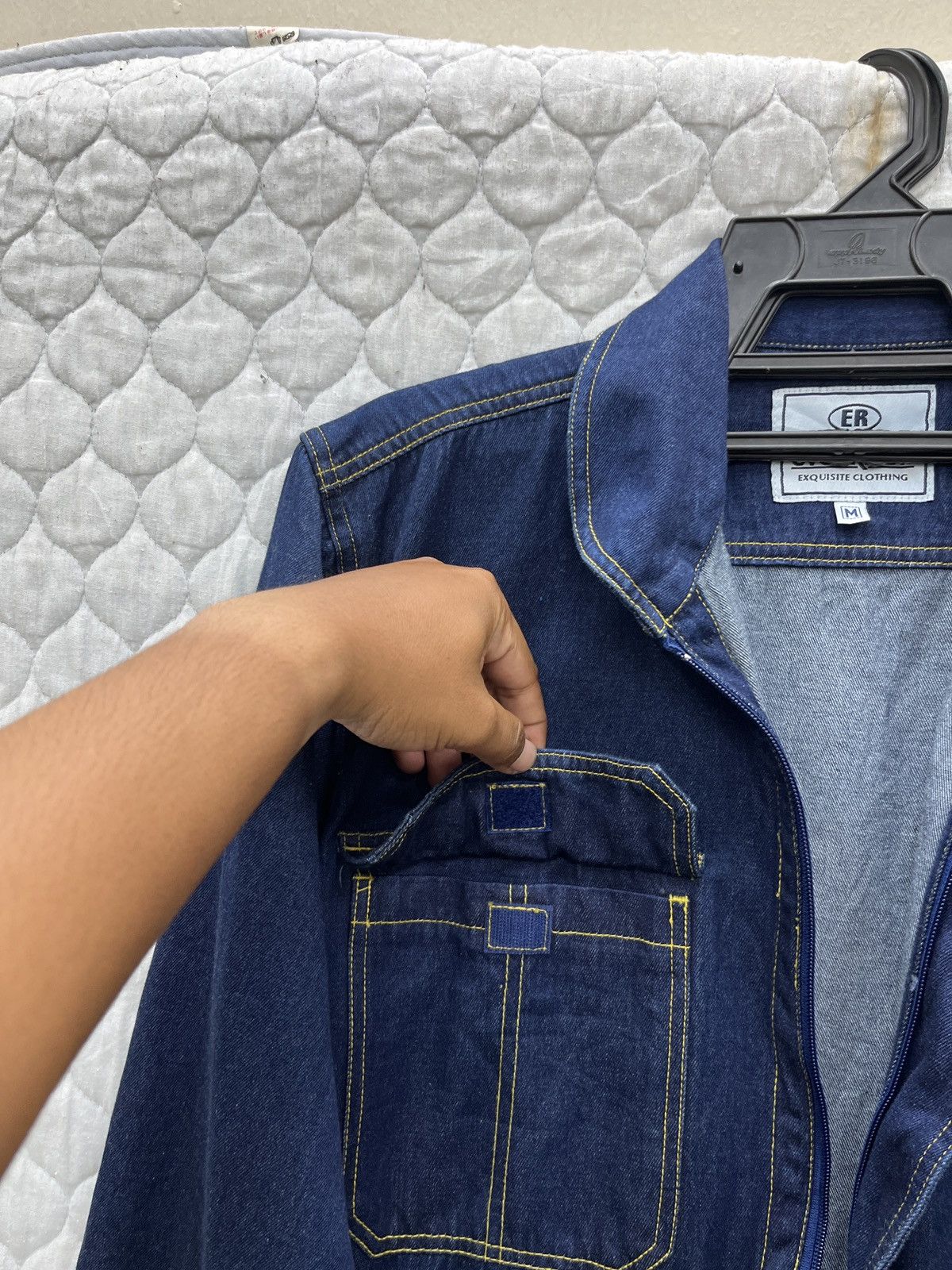 Japanese Brand 🔥🔥🔥ARCHIVE EVENRIVER JAPANESE DENIM OVERALL Size US 34 / EU 50 - 10 Thumbnail