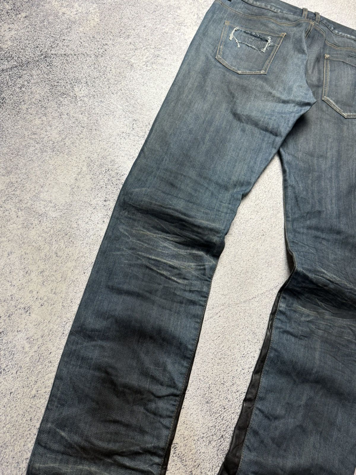 Les Hommes Les Hommes Avant Garde Jeans Y2K leather Size US 36 / EU 52 - 21 Thumbnail
