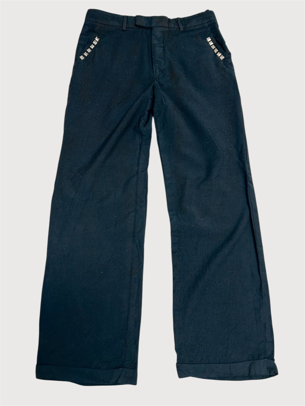 Gucci FW2016 Uniform Studded Wool Mohair Trousers Size US 28 / EU 44 - 1 Thumbnail
