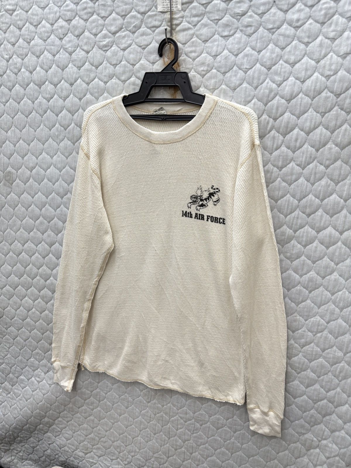 Buzz Rickson's 🔥🔥🔥ARCHIVE BUZZ RICKSONS KNIT 14th AIR FORCE LONGSLEEVE Size US L / EU 52-54 / 3 - 2 Thumbnail