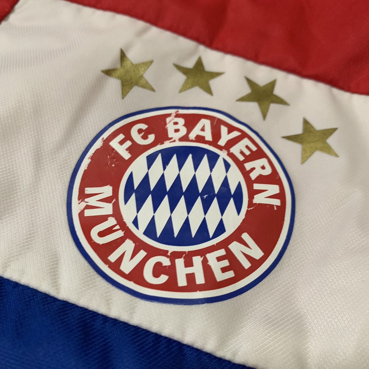 Adidas × Vintage Adidas Bayern Munchen Windbreaker Jacket Red 2014 Size US L / EU 52-54 / 3 - 2 Thumbnail