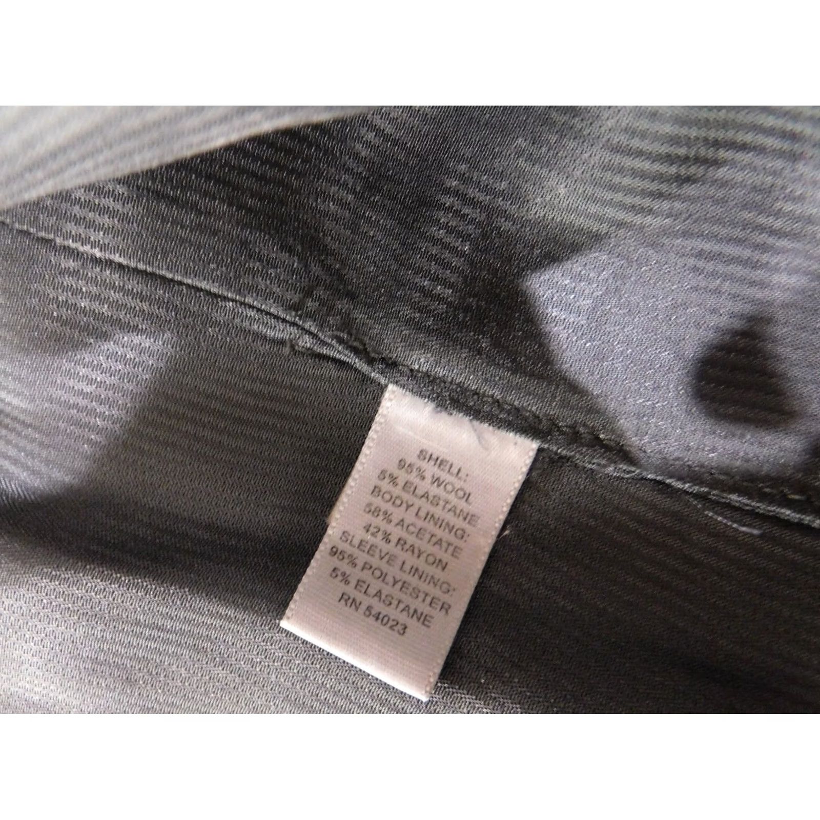 Banana Republic banana republic blazer Women Petite 10P Gray Wool Two-Button Notch Lapel Blazer Modern Tuxedo Lightweight Stretch Size L / US 10 / IT 46 - 7 Thumbnail