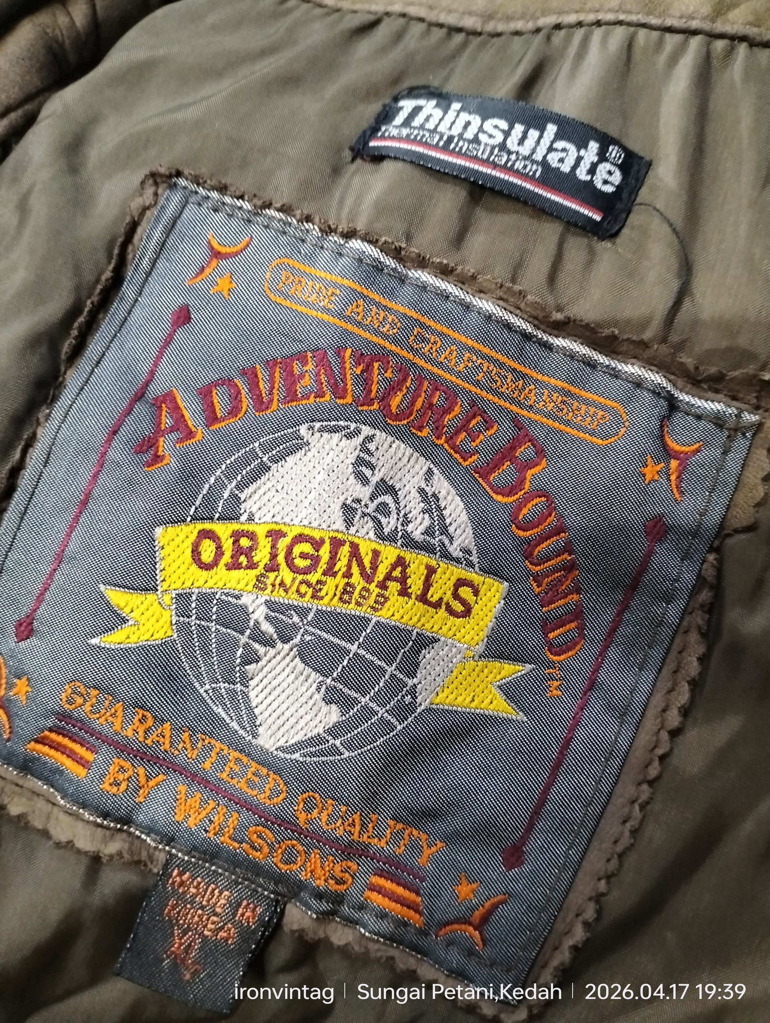 Wilsons Leather Vintage Wilsons Adventure Bound Leather Jacket Size US XL / EU 56 / 4 - 5 Thumbnail