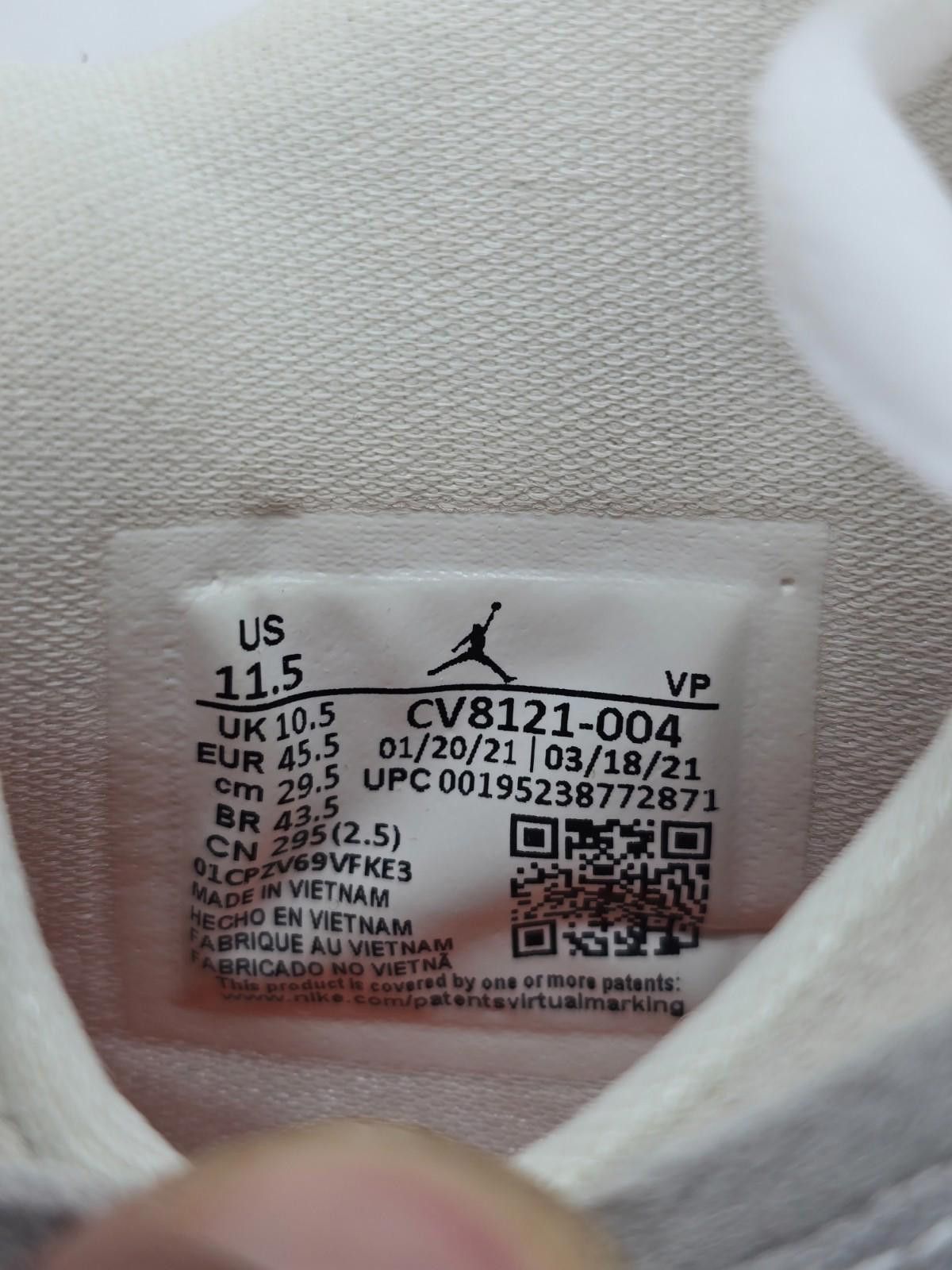 Jordan Brand Jordan Delta 2 Light Smoke Grey Orange CV8121-004 Size 11.5 Size US 11.5 / EU 44-45 - 8 Thumbnail