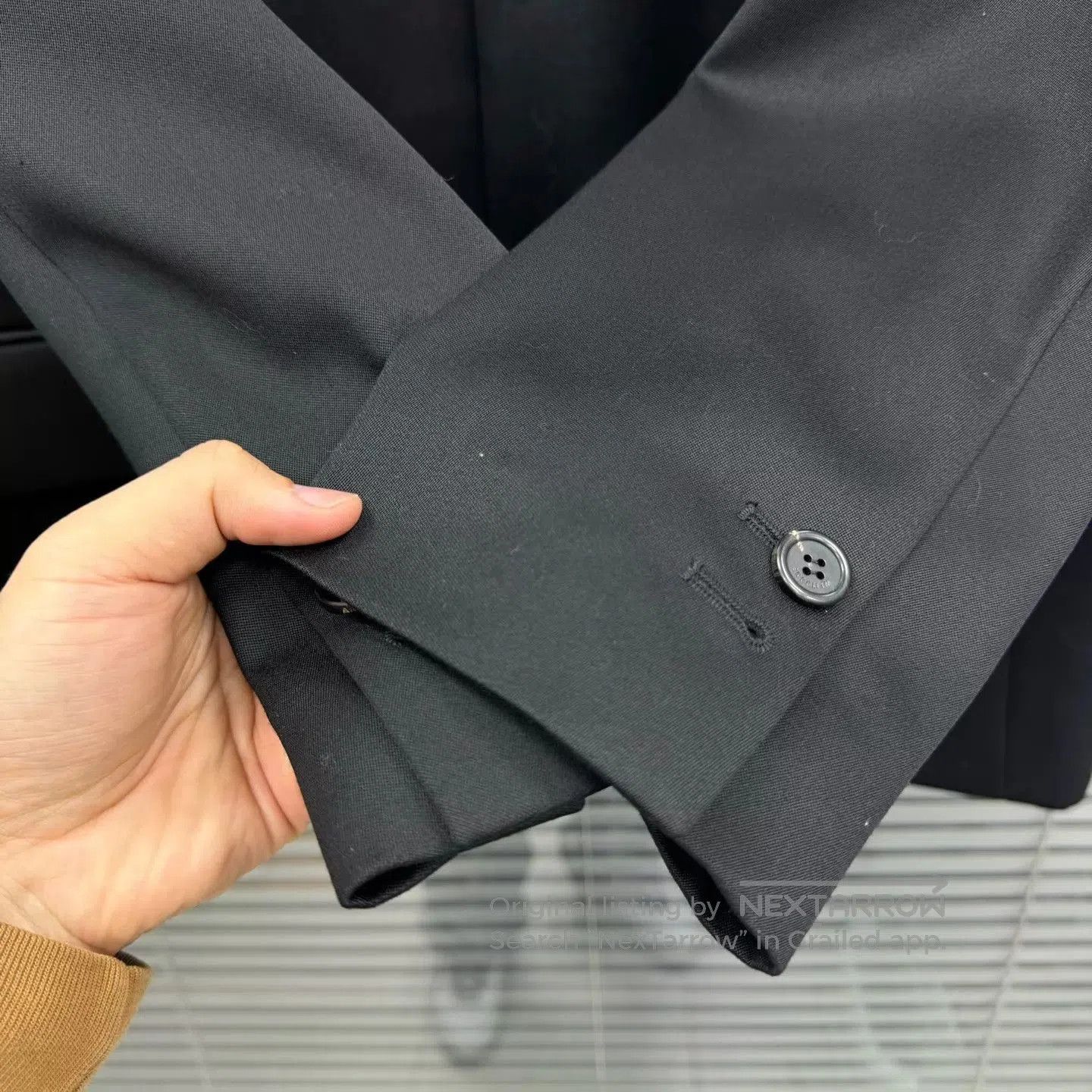 WE11DONE Black Blazer with Graphic Print - XS. Size US XS / EU 42 / 0 - 3 Thumbnail