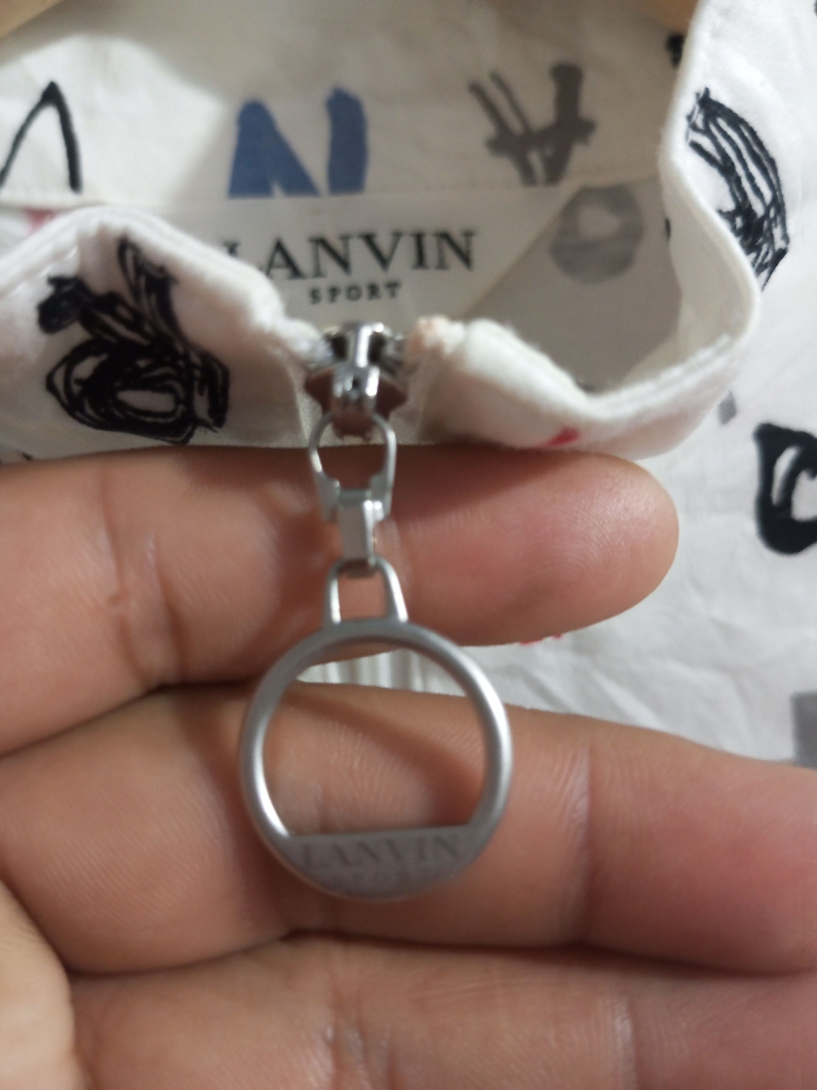 Lanvin × Vintage Vintage langit sport half zipper long sleeve tshirt Size US M / EU 48-50 / 2 - 5 Thumbnail