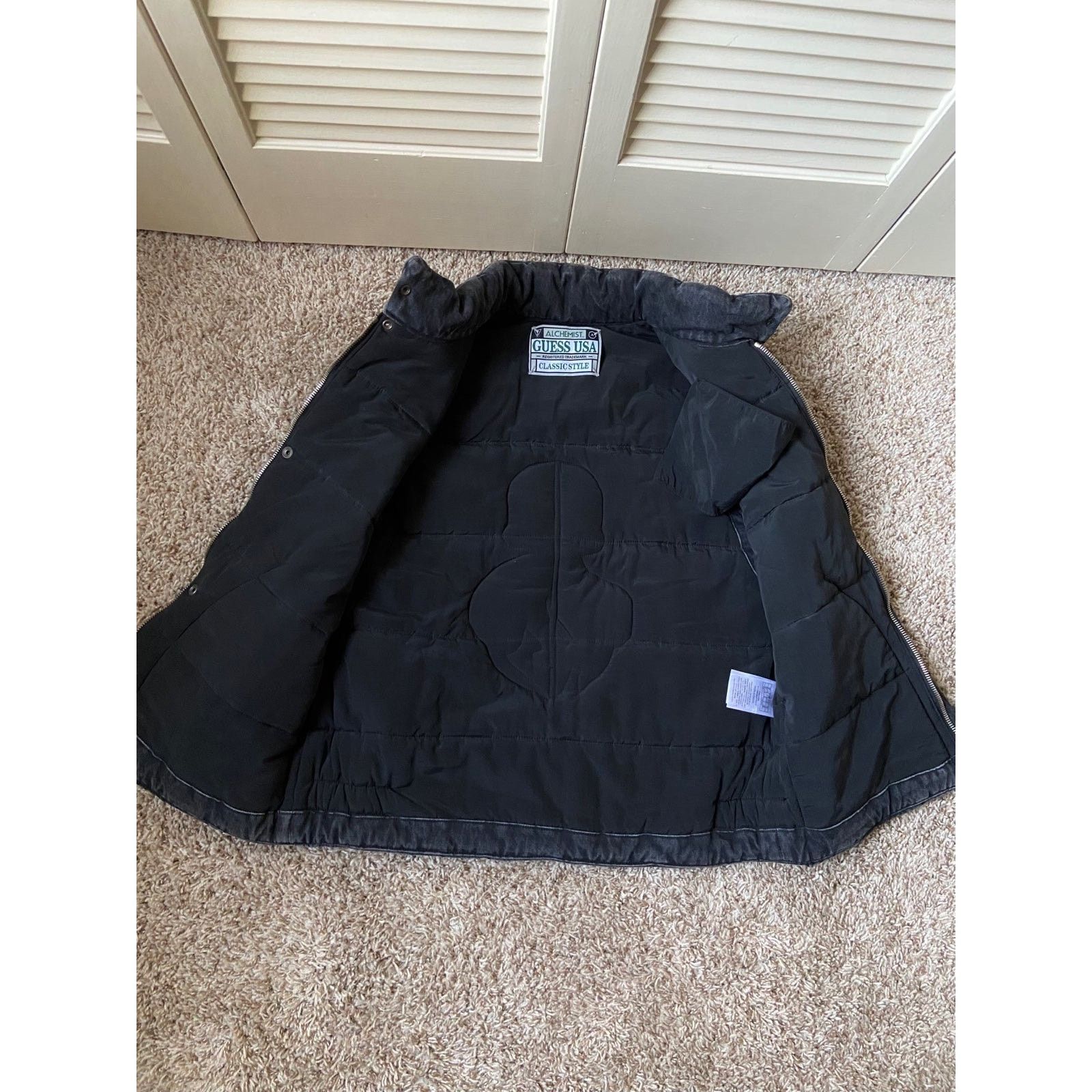 Alchemist × Guess RARE Alchemist Guess Jean Octopus Puffer Vest Jacket Leather Size US M / EU 48-50 / 2 - 10 Thumbnail