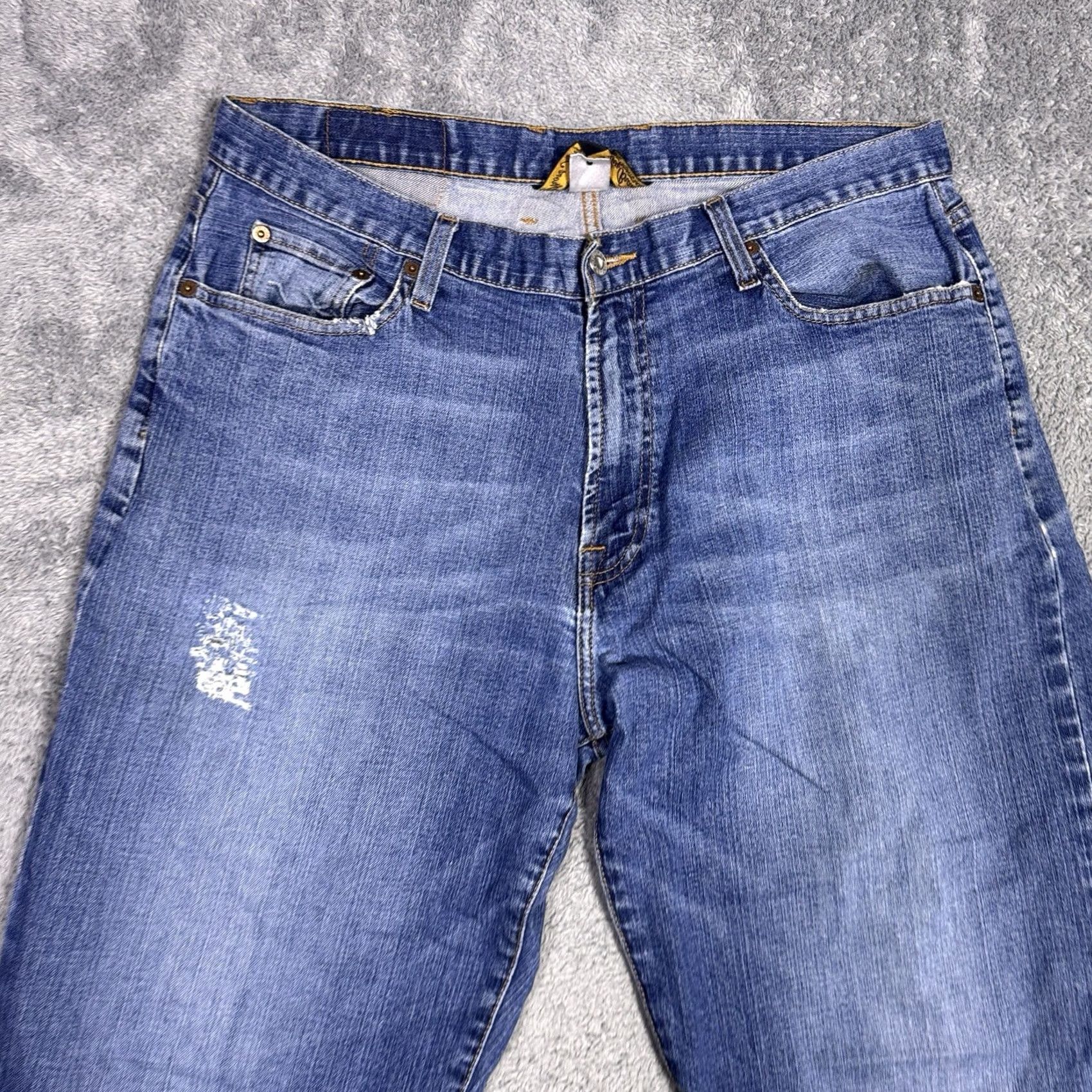 Lucky Brand Lucky Brand Jeans Mens 34x30 OI Classic Fit Distressed Denim Vintage VTG Western Streetwear 90s 2000s Size US 34 / EU 50 - 2 Thumbnail