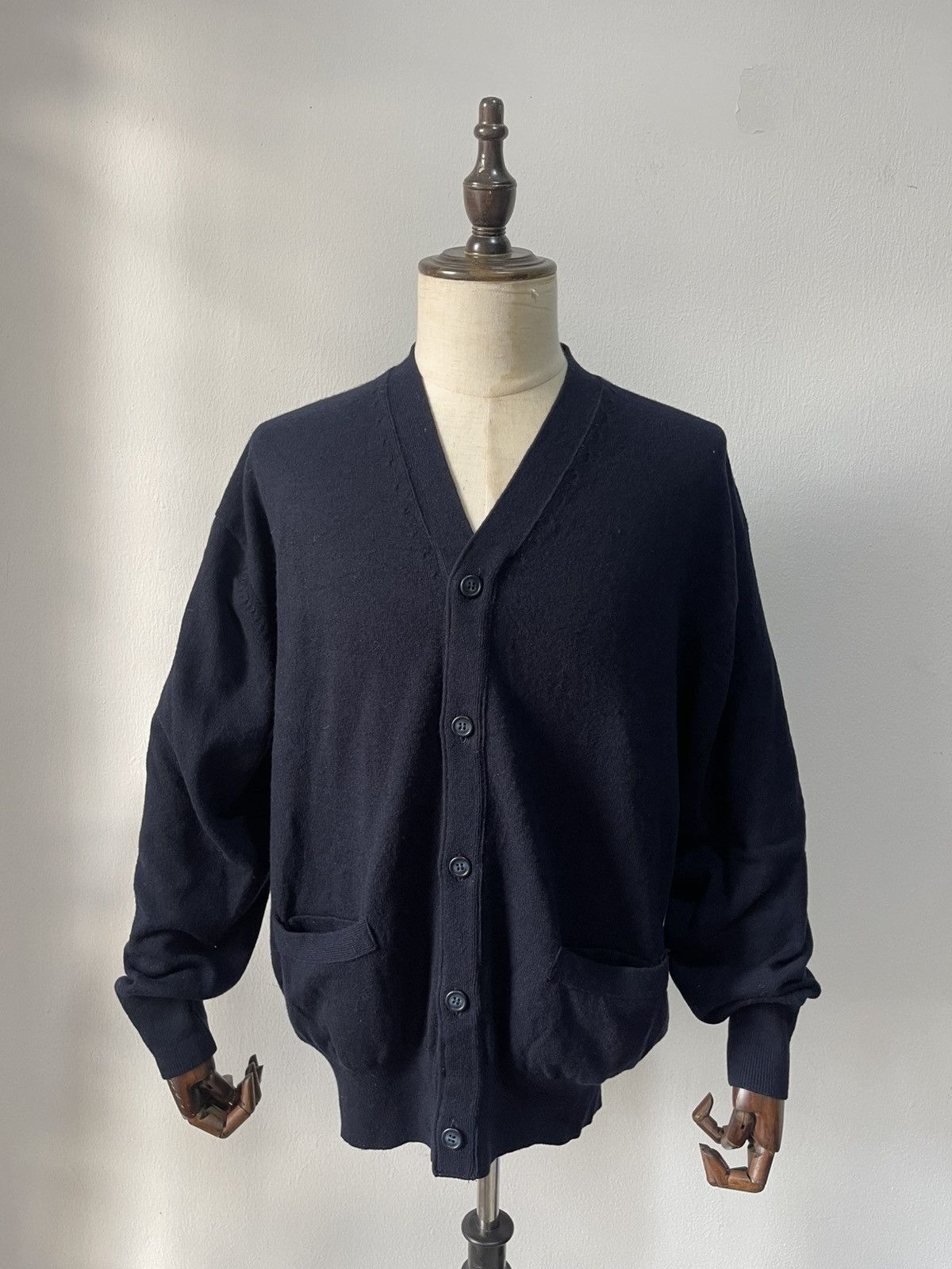 Comme des Garcons Homme Plus 1994 Comme Des Garcons Homme Wool Cardigan C1 Size US M / EU 48-50 / 2 - 2 Thumbnail