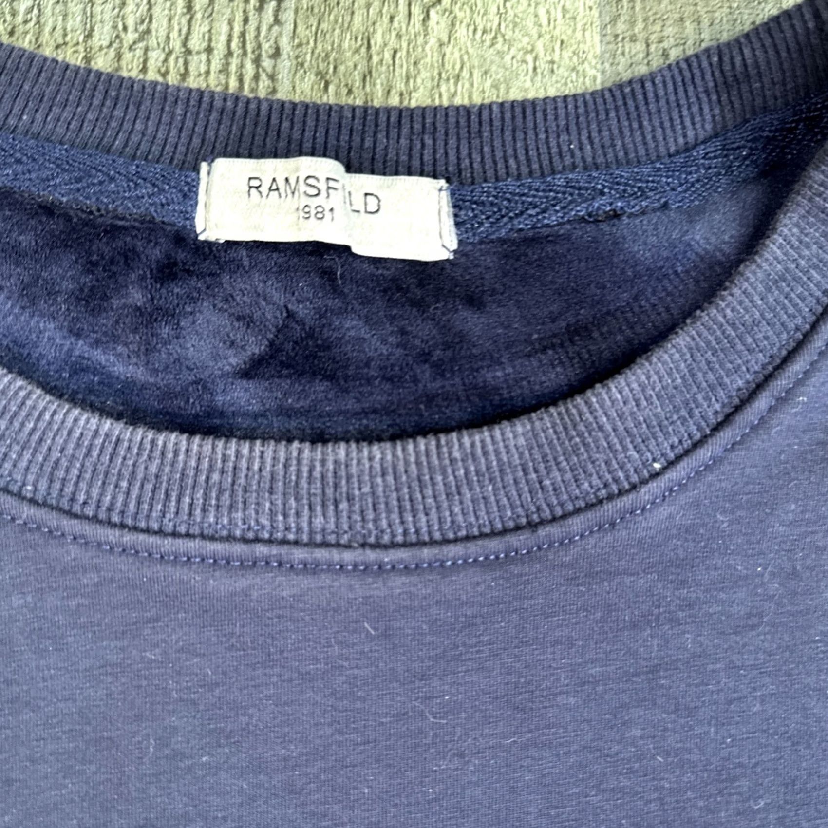 Vintage VINTAGE Men’s Rinestone Sweater Tiger Ramsfeld Blue Pullover Sweater Mens L Blue Rhinestones Size US L / EU 52-54 / 3 - 3 Thumbnail