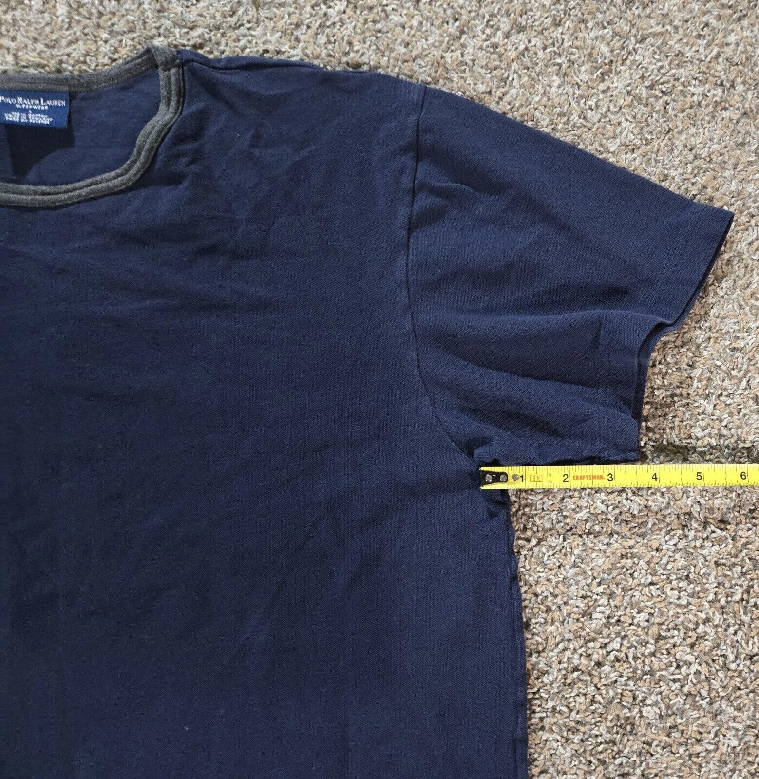 Polo Ralph Lauren Navy Polo Ralph Lauren Sleepwear T Shirt Size Large Cotton Size US L / EU 52-54 / 3 - 6 Thumbnail