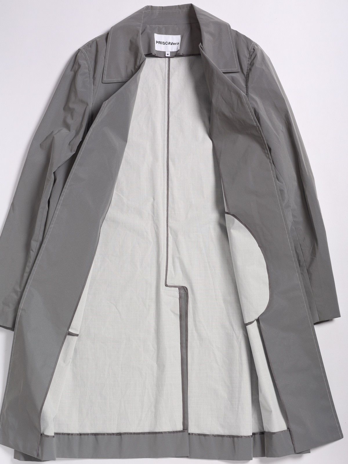 PRISCAVera Priscavera New York Full Reflective Rain Coat Jacket Rare Size M / US 6-8 / IT 42-44 - 3 Thumbnail