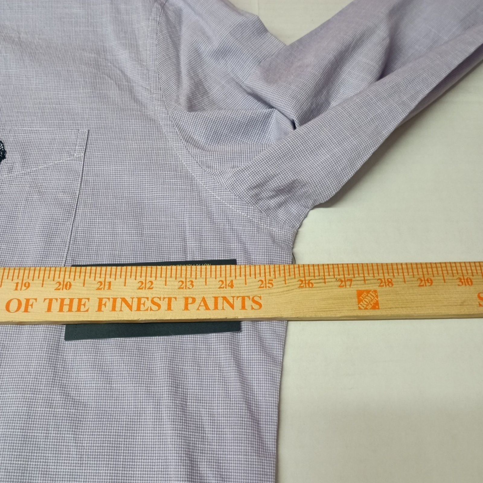 U.S. Polo Assn. U.S. Polo Assn. Button Woven Shirt Men's XL Violet Checkered Size US XL / EU 56 / 4 - 6 Thumbnail