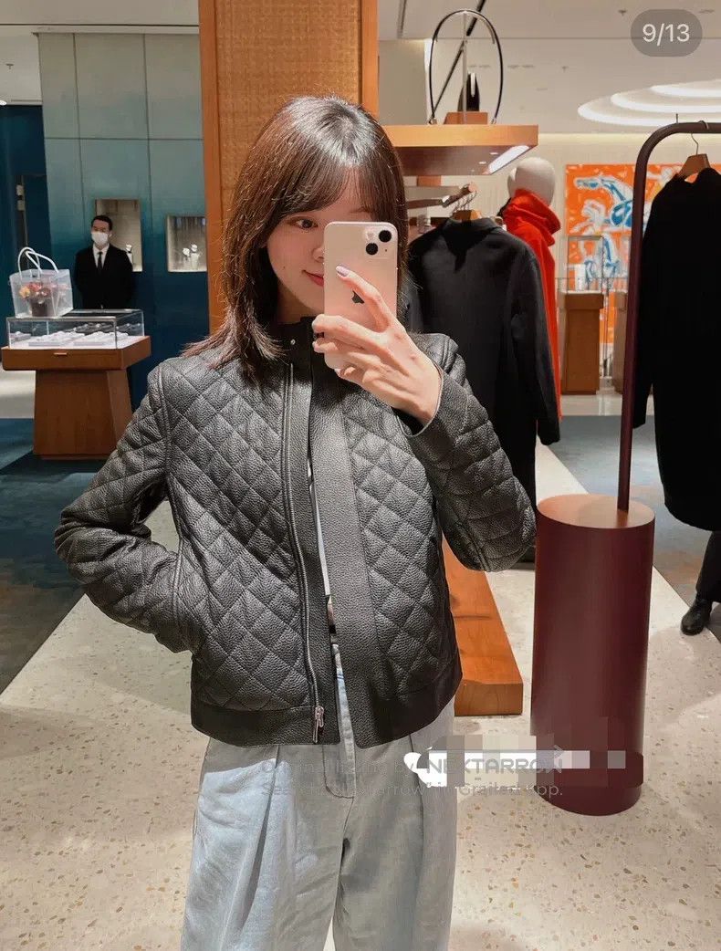 Hermes Hermes Quilted Pattern Lamb Leather Jacket Size XXS / US 00 / IT 34 - 7 Thumbnail