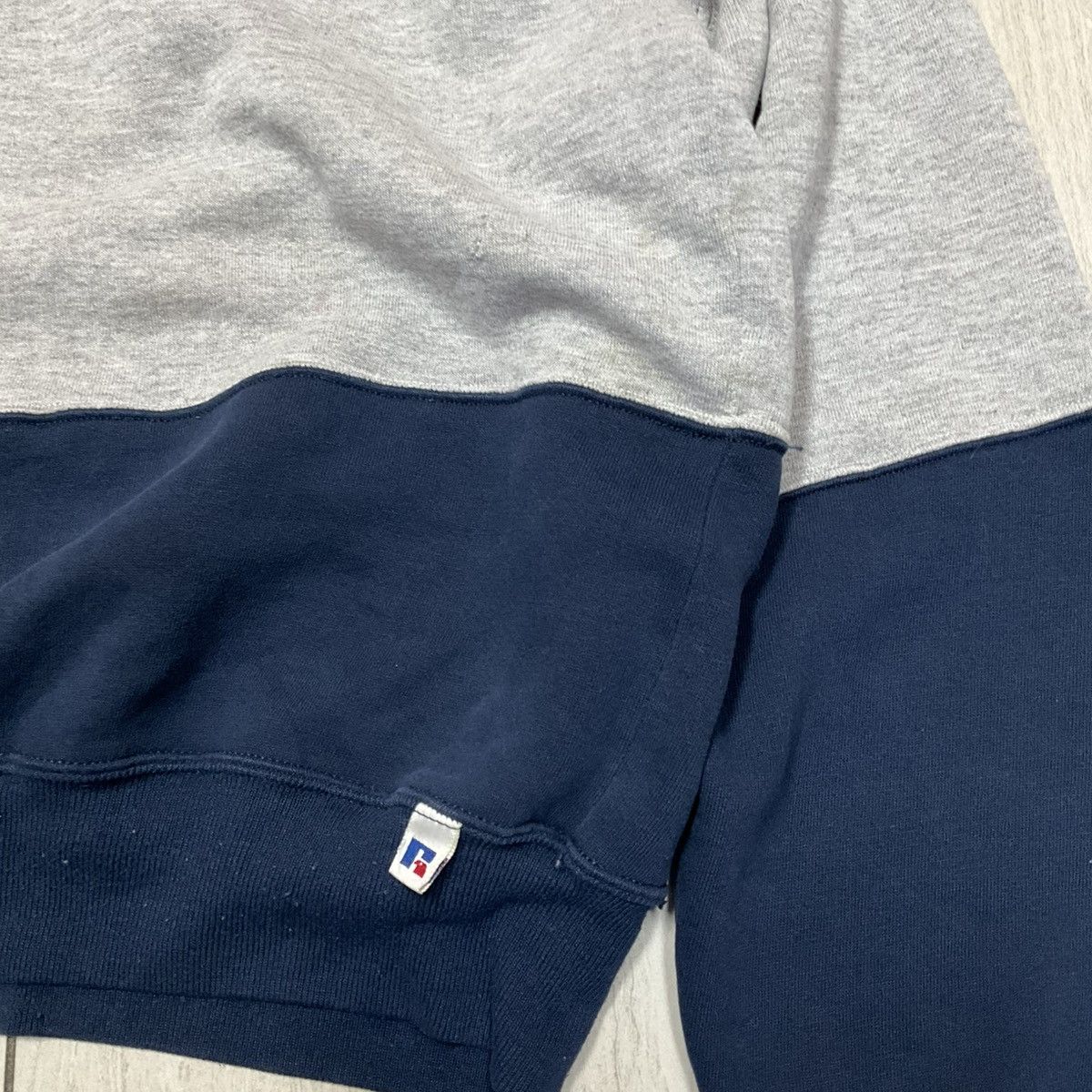 Russell Athletic Vintage Russell Athletic Quart Zip Hoodie Size US M / EU 48-50 / 2 - 2 Thumbnail