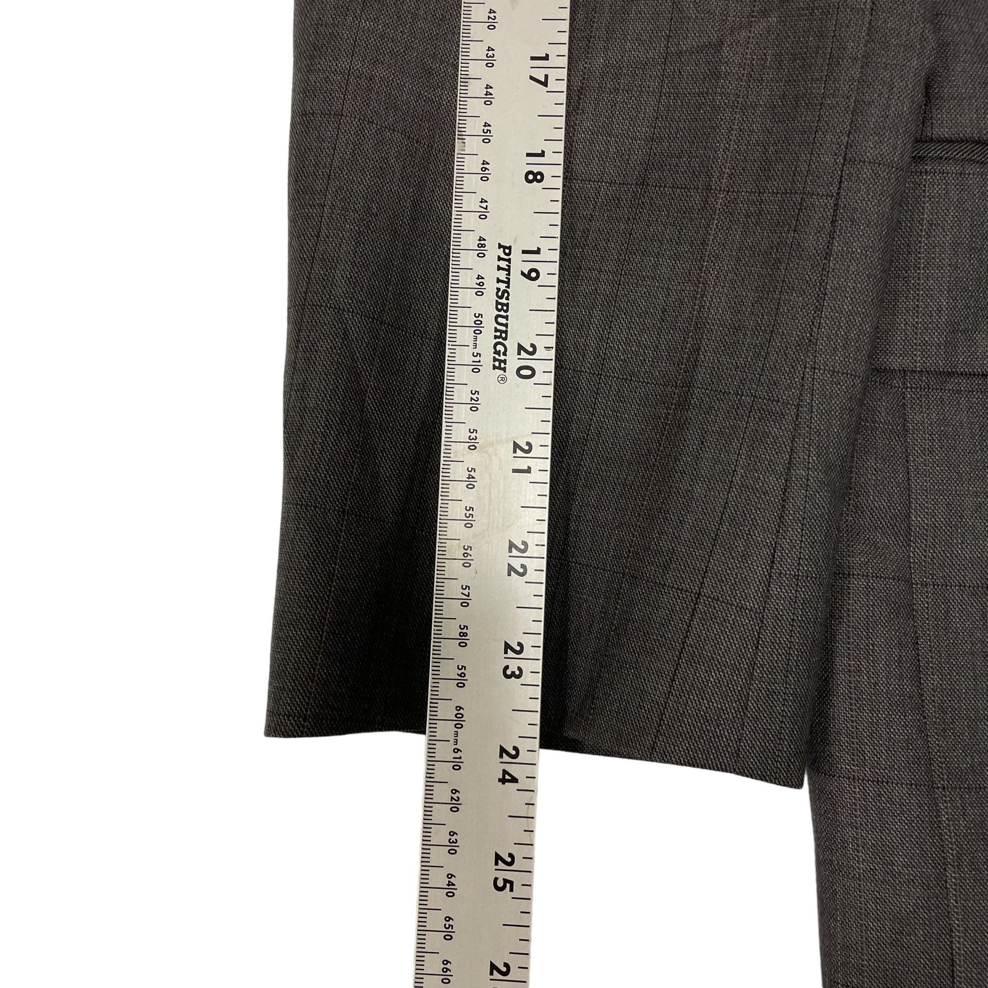 NEW Michael Kors Men's Charcoal Sport Coat Brown Overcheck J