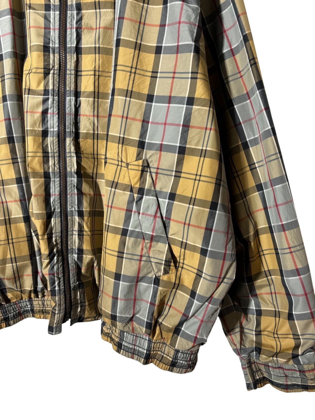 Barbour Vintage Barbour Reversible Jacket Checkered Full Zip Size US XL / EU 56 / 4 - 4 Thumbnail