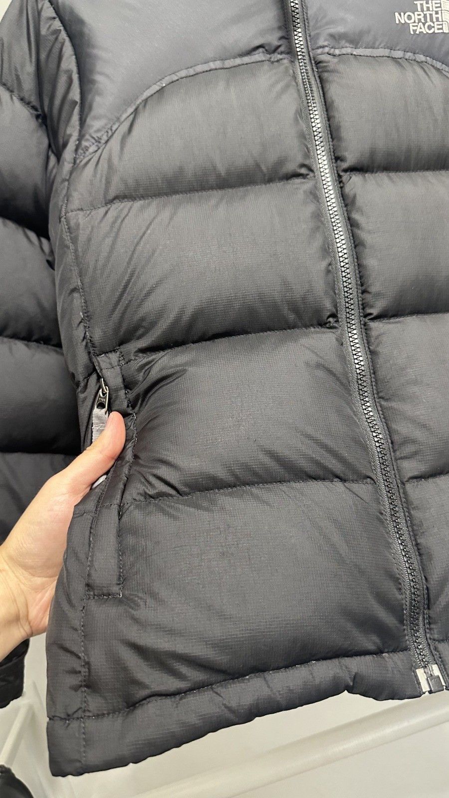 The North Face The North Face Vintage 700 Nupste Down Black Puffer Jacket Size XS / US 0-2 / IT 36-38 - 5 Thumbnail