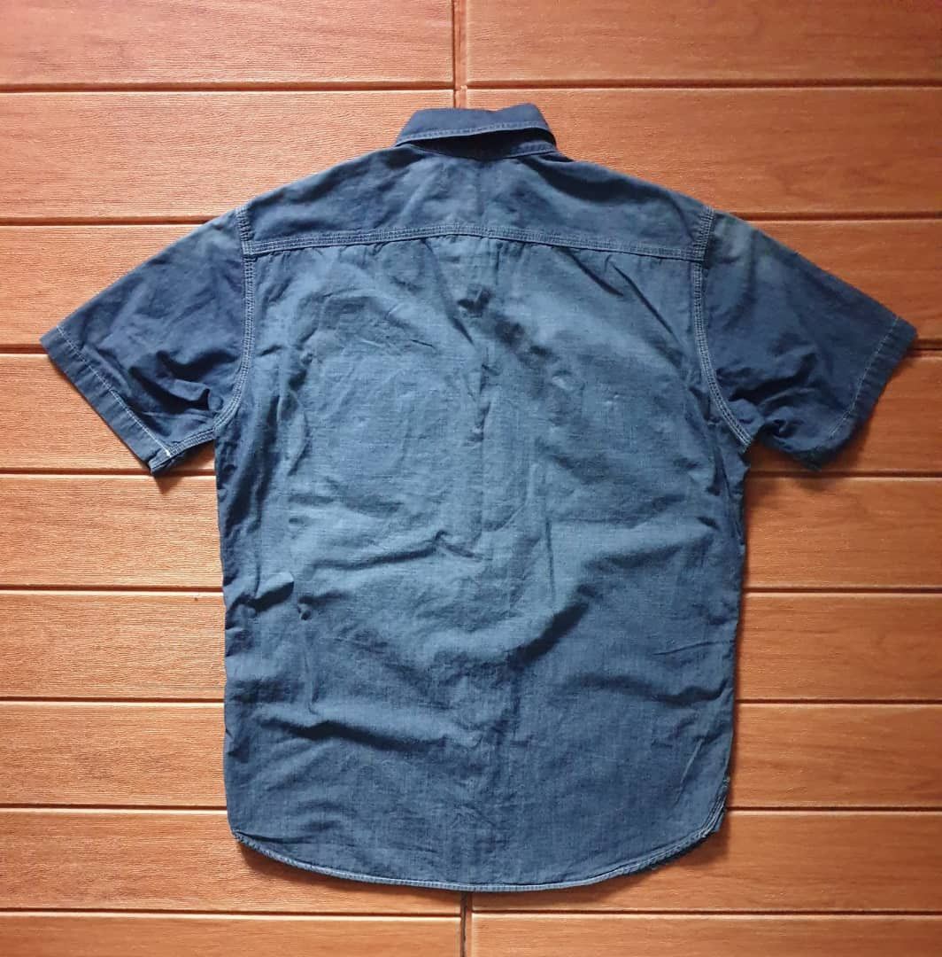 Japanese Brand 💥Button ups selvedge chambray shirt Size US M / EU 48-50 / 2 - 8 Thumbnail
