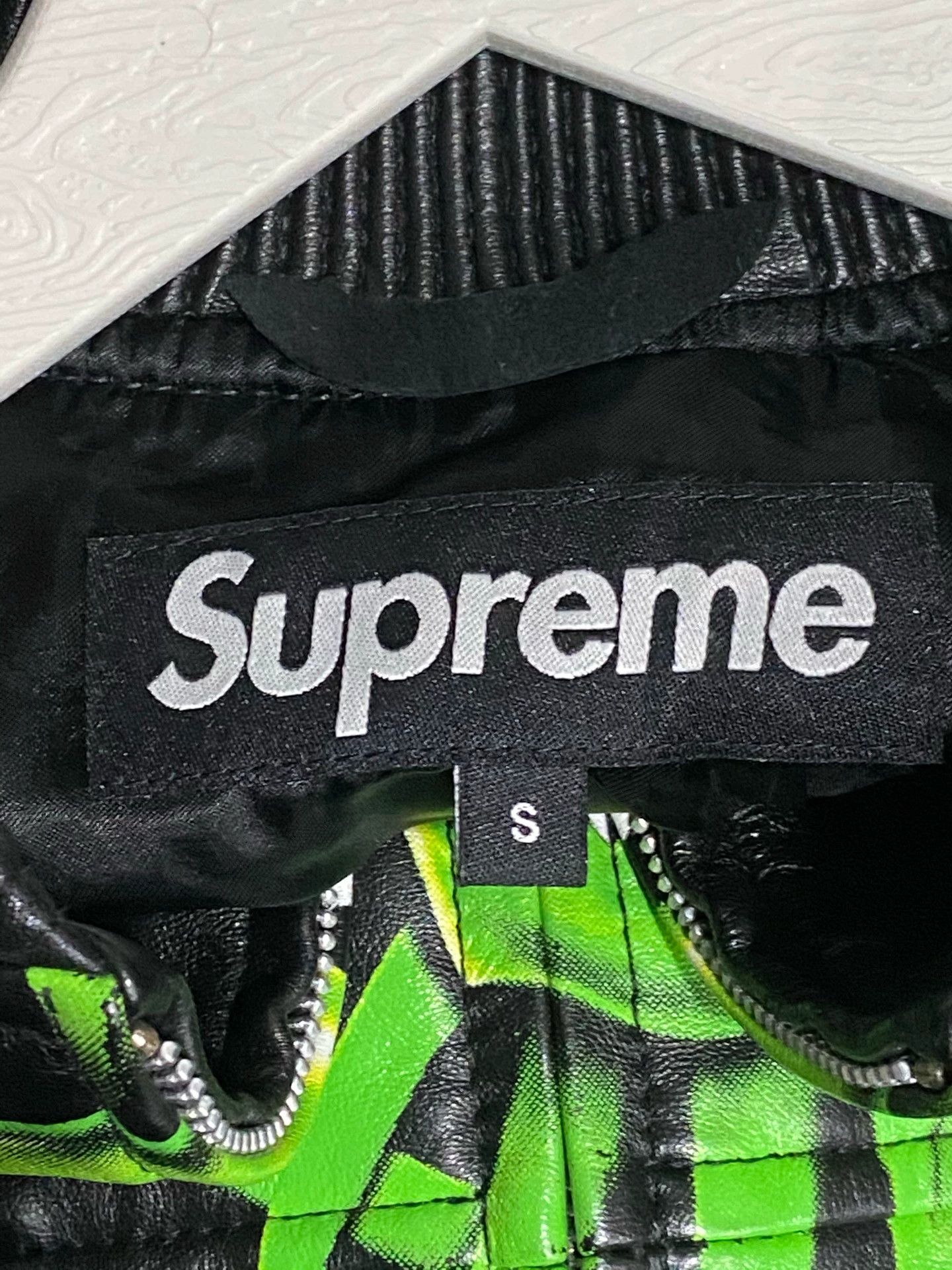 Supreme Supreme Skull Leather Baseball Jkt Size S Unworn Size US S / EU 44-46 / 1 - 7 Thumbnail
