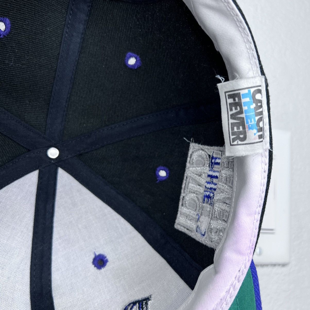The Game 1990s MLB Colorado Rockies The Game Catch The Fever Snapback Size ONE SIZE - 12 Thumbnail