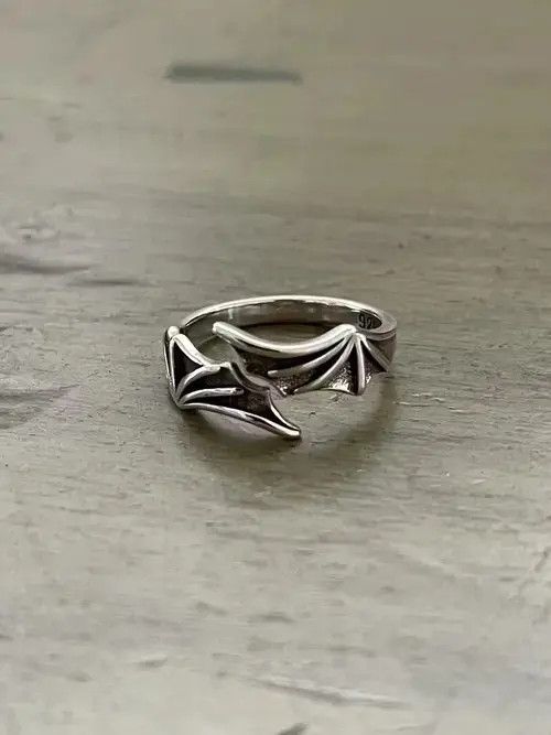 Jewelry Punk Bat Ring Size ONE SIZE - 4 Thumbnail