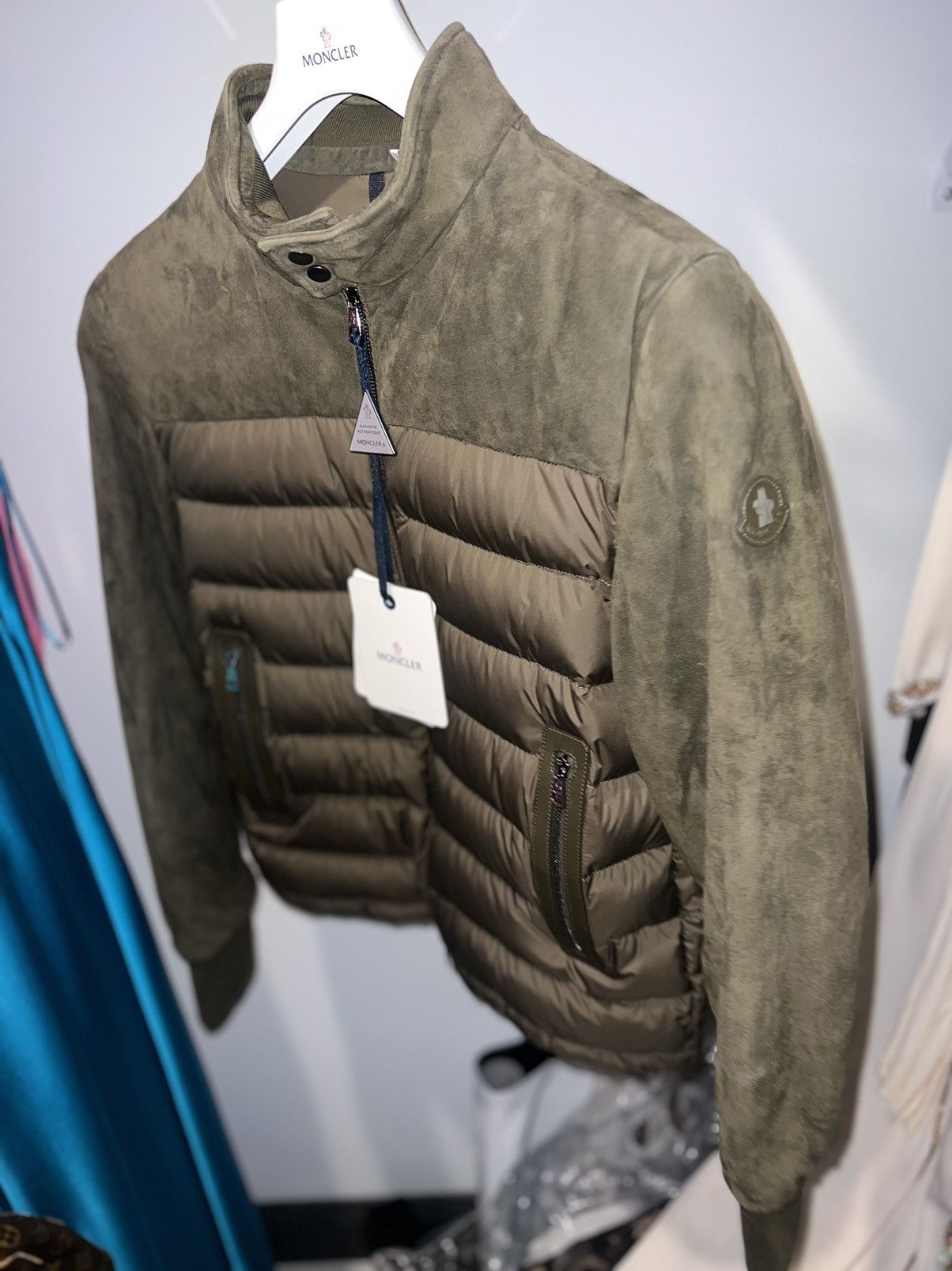 Moncler Moncler Monviso Giubbotto Suede Down Men's Jacket Size 1 Size US S / EU 44-46 / 1 - 1 Thumbnail