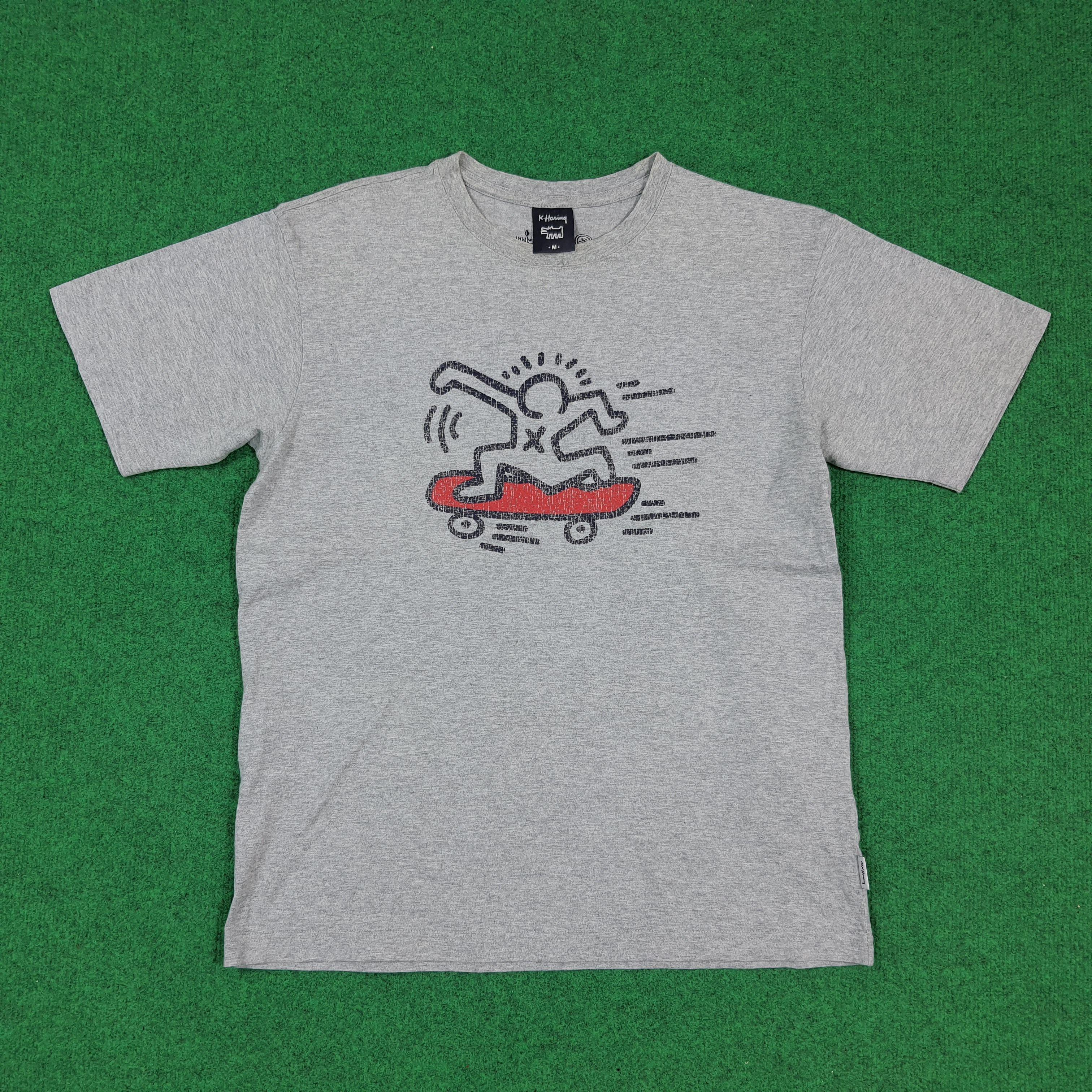 Keith Haring Vintage Keith Haring Doodles Art Streetwear Tshirt C299N69 Size US M / EU 48-50 / 2 - 1 Thumbnail
