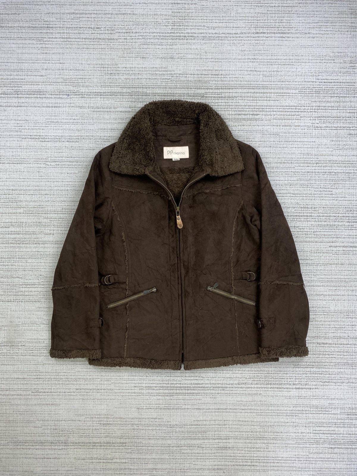 If Six Was Nine Pp Rikorino LGB Style Suede Leather Jacket Size US M / EU 48-50 / 2 - 6 Thumbnail