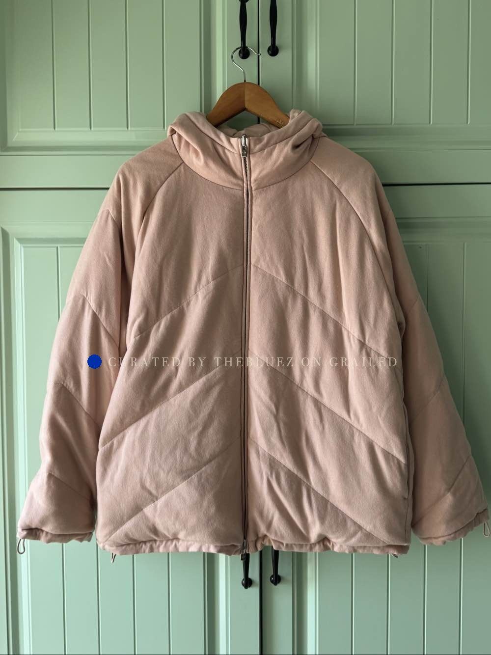 Loro Piana Pink Hooded Quilted Jacket - Size M Size US M / EU 48-50 / 2 - 1 Thumbnail